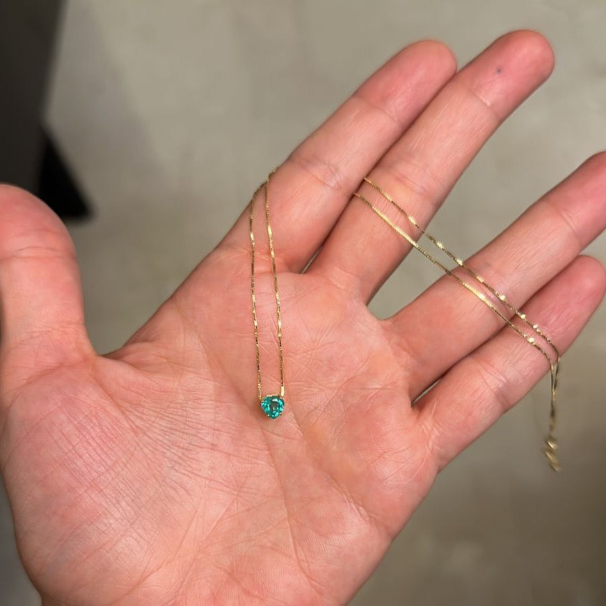 Collar Nacimiento en Corazón 4 mm