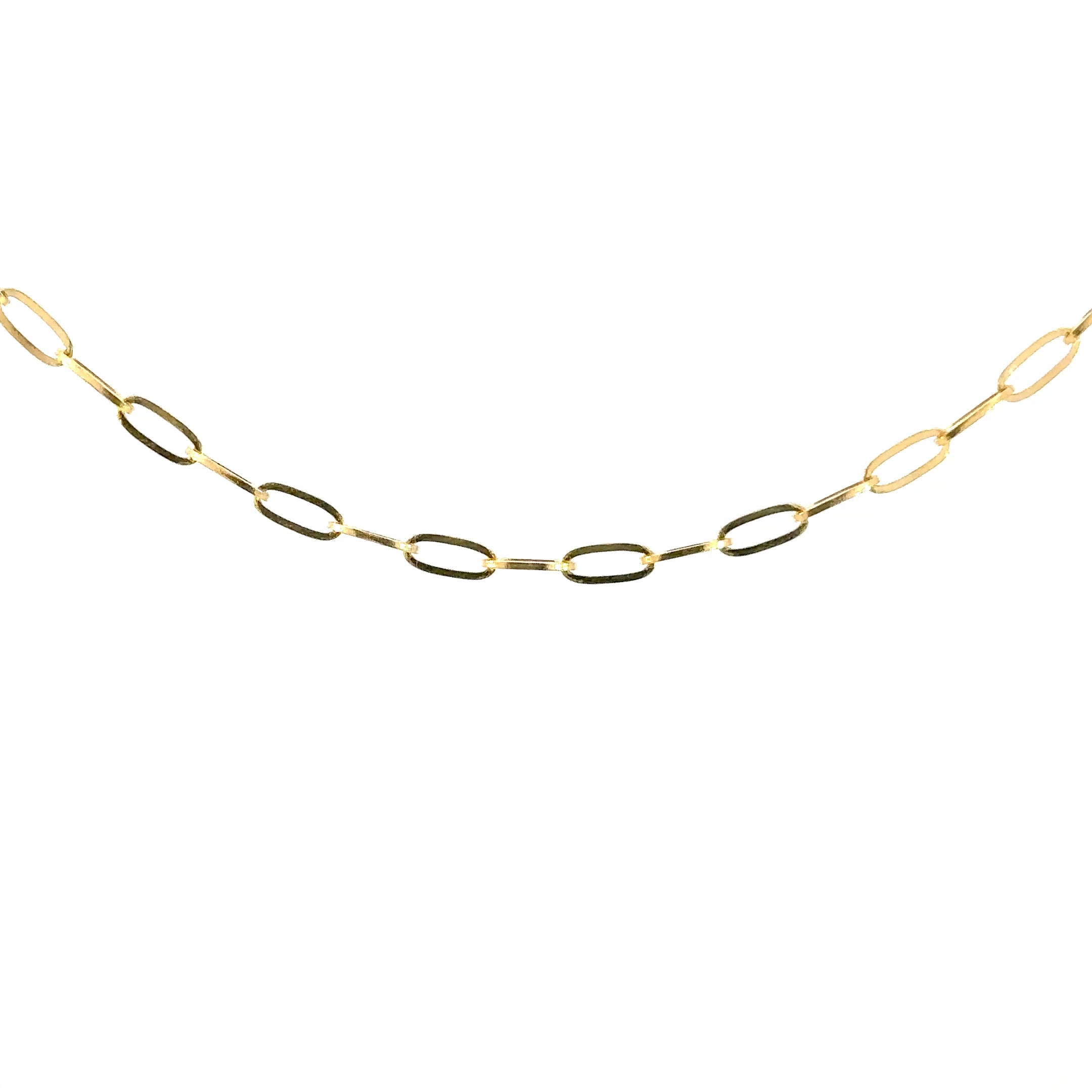 Cadena Paperclip eslabones ovalados