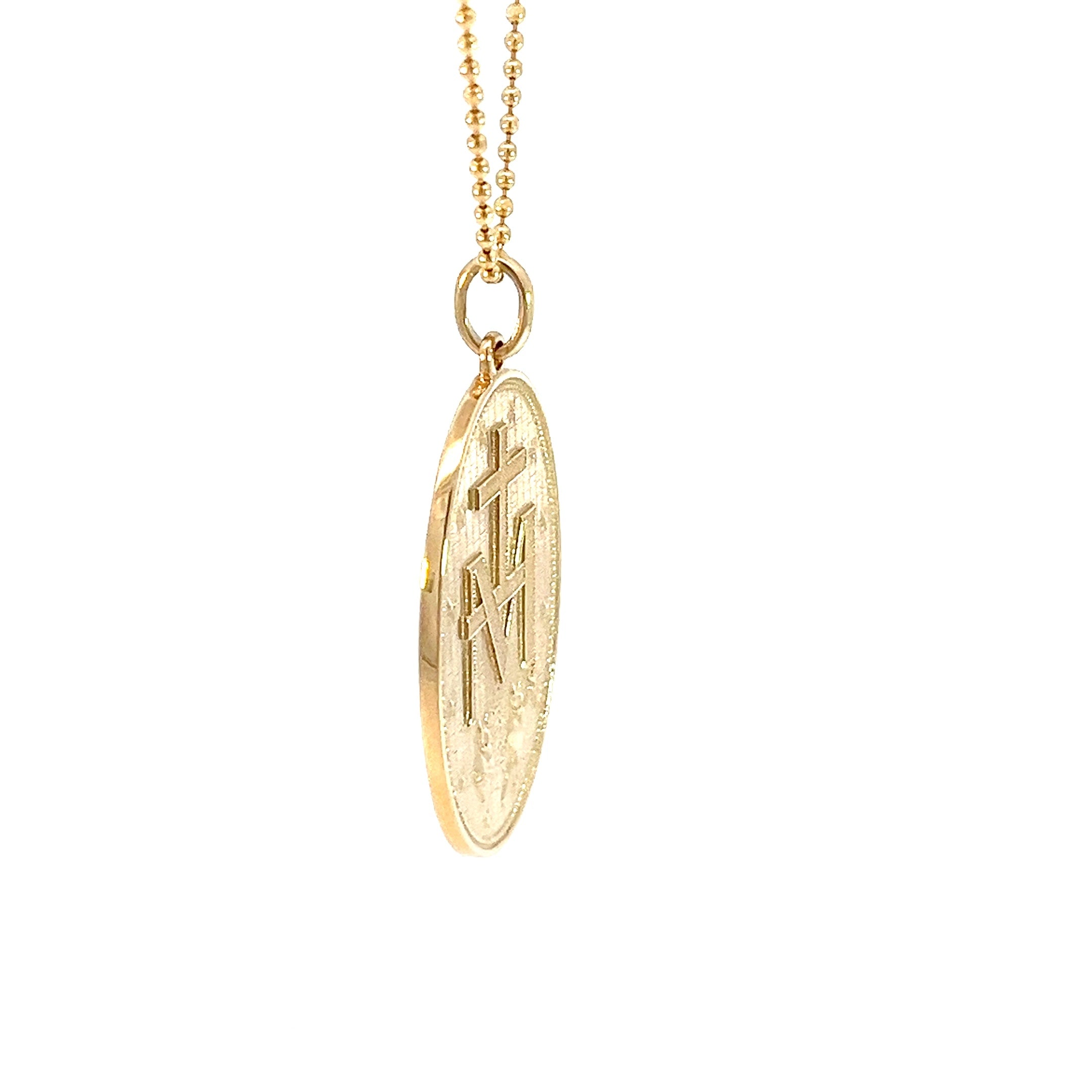 Dije Virgen de la milagrosa 2.5 cms