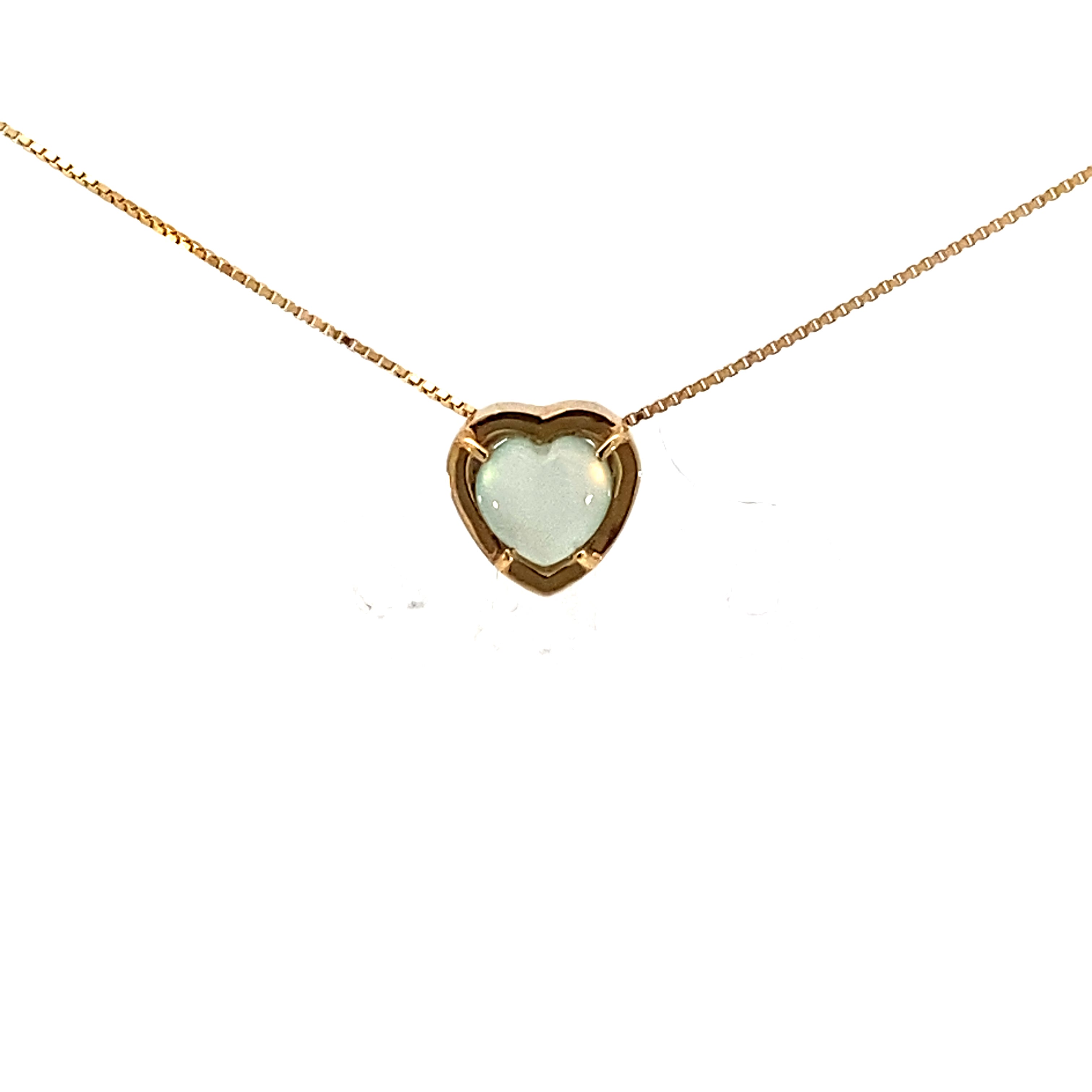 Dije Corazón 6 mm con bisel para cadena