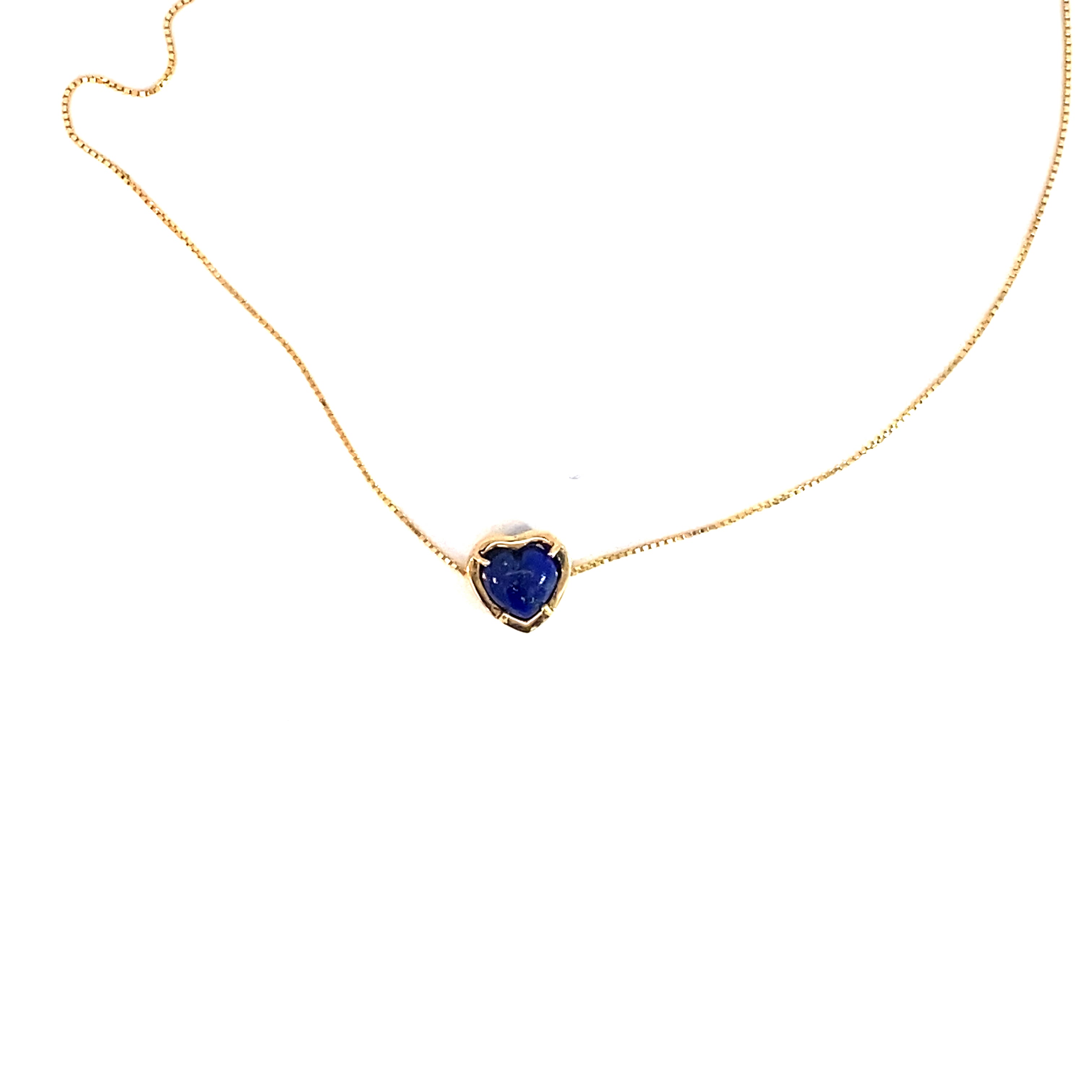 Dije Corazón 6 mm con bisel para cadena
