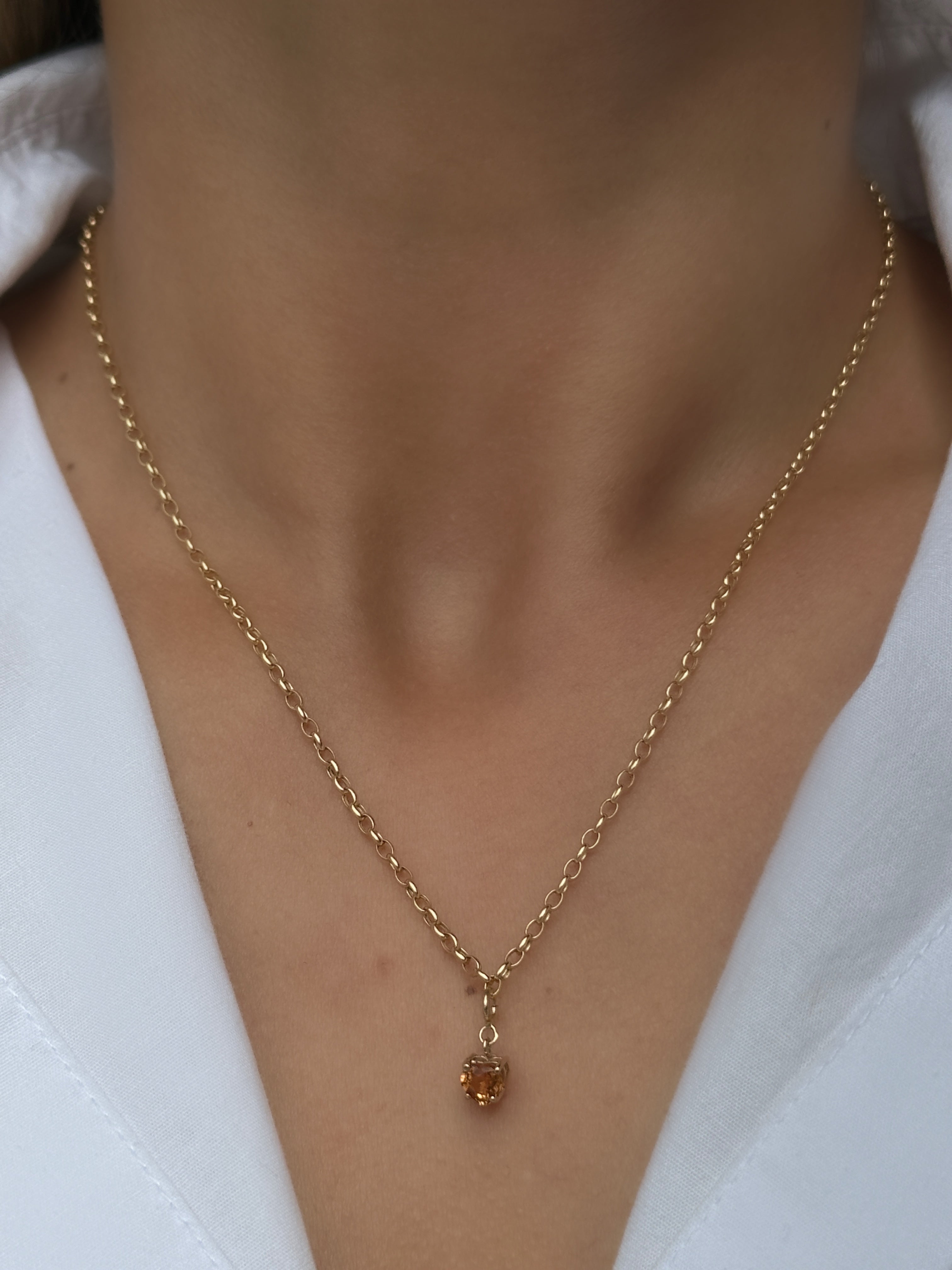 Dije en broche corazón 5 mm