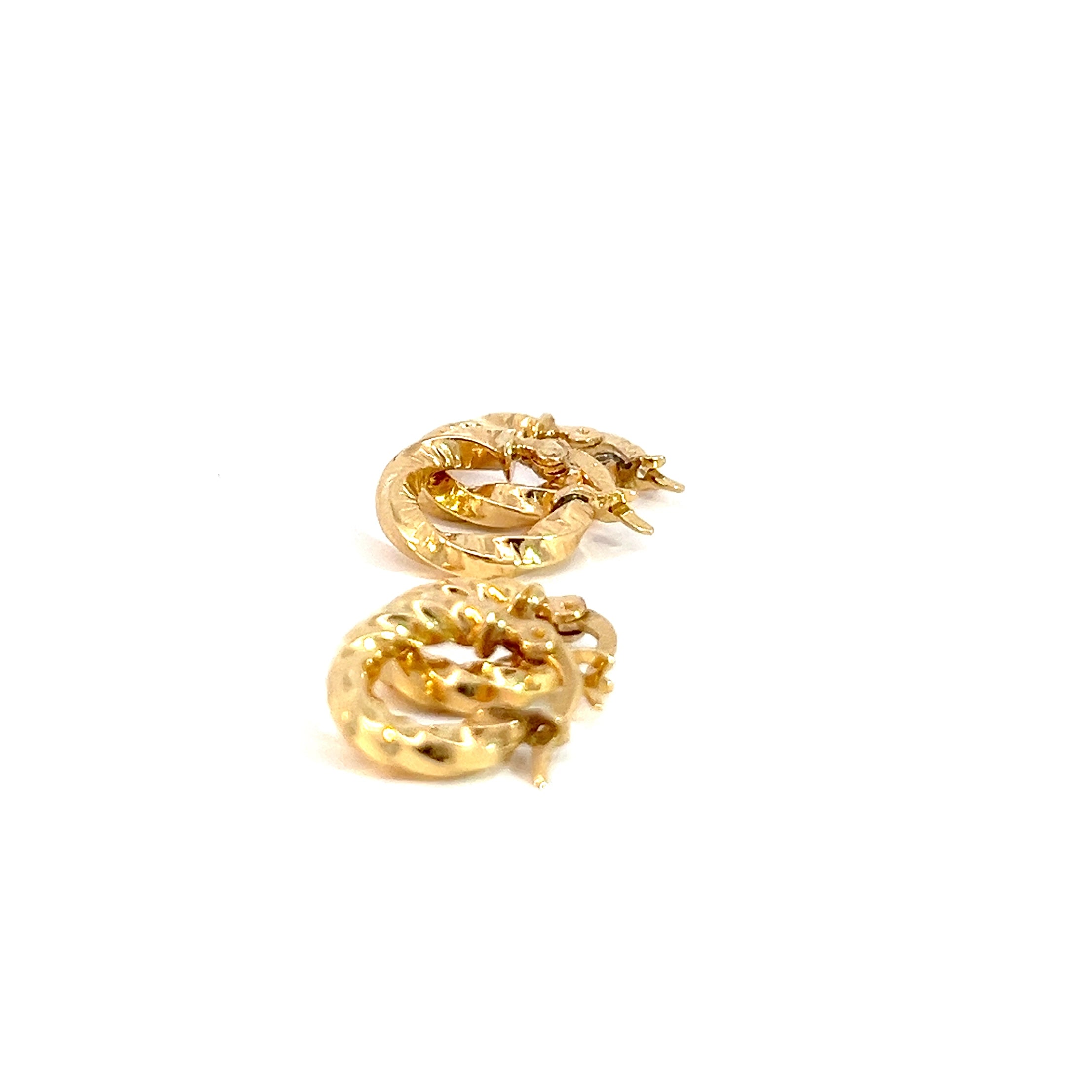 Candongas Espiral en oro 18k