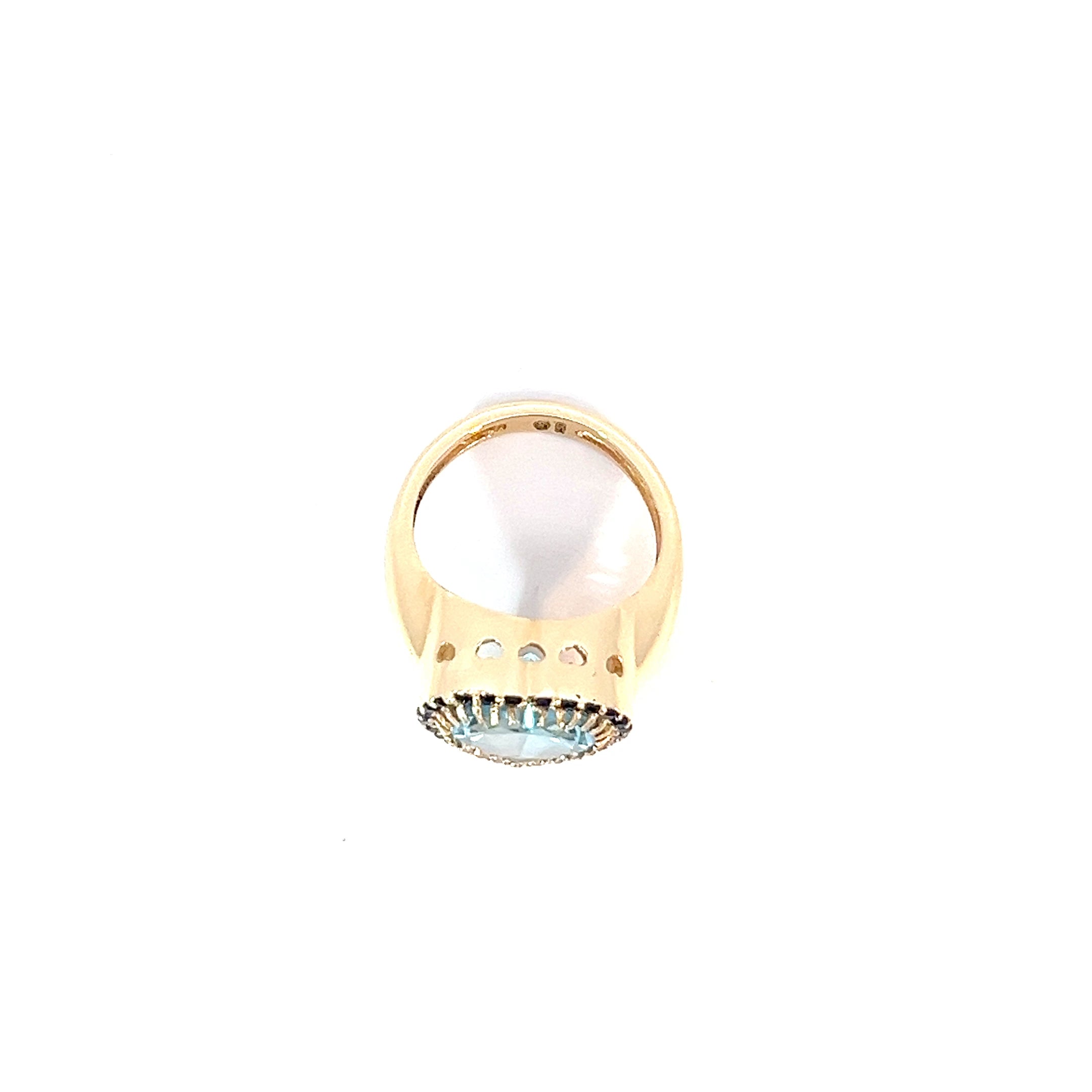 Anillo Signature Topacio swiss blue