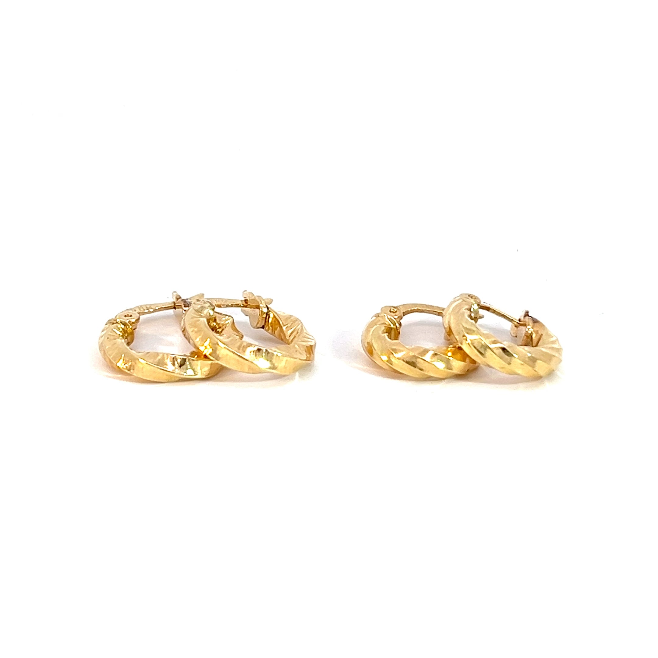 Candongas Espiral en oro 18k