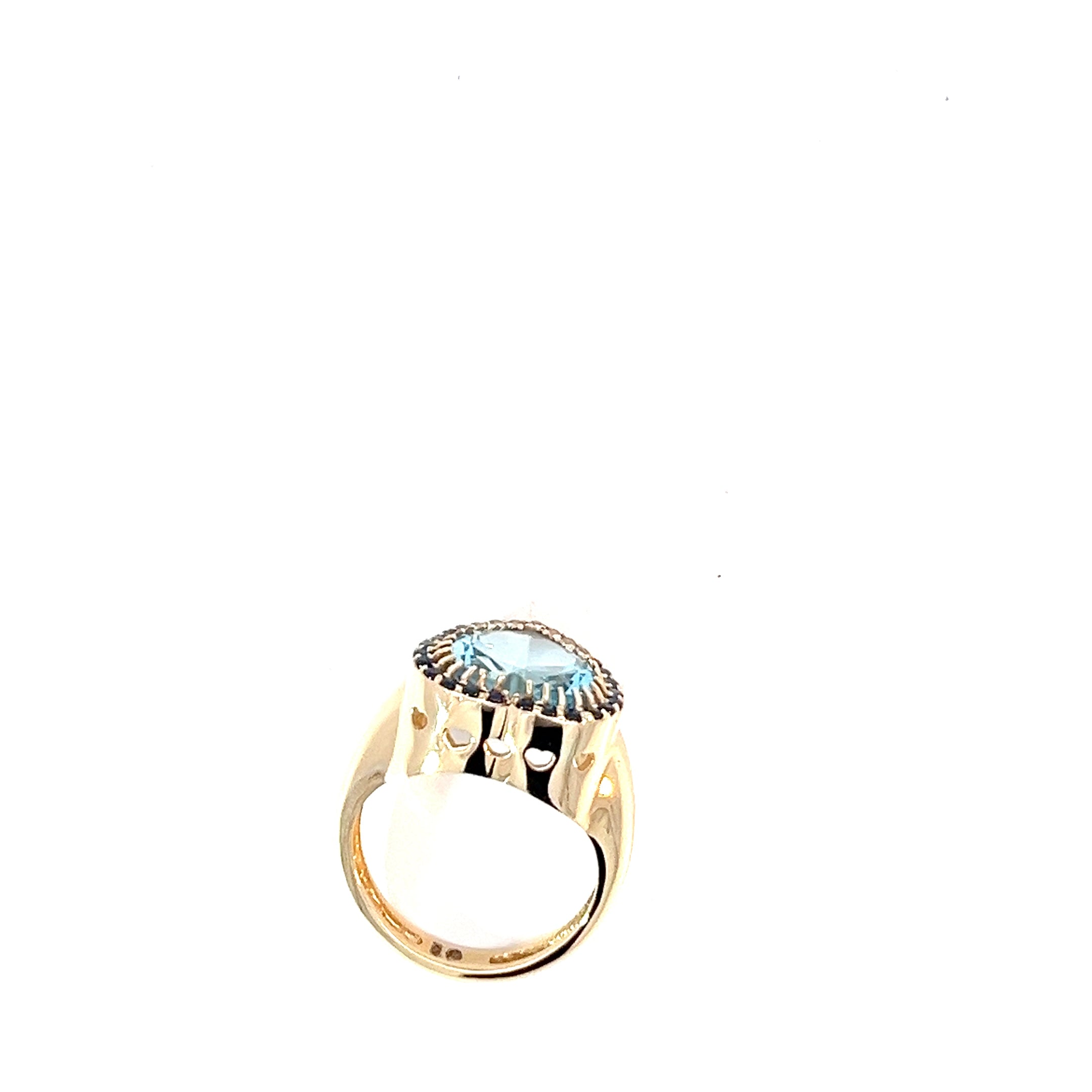 Anillo Signature Topacio swiss blue