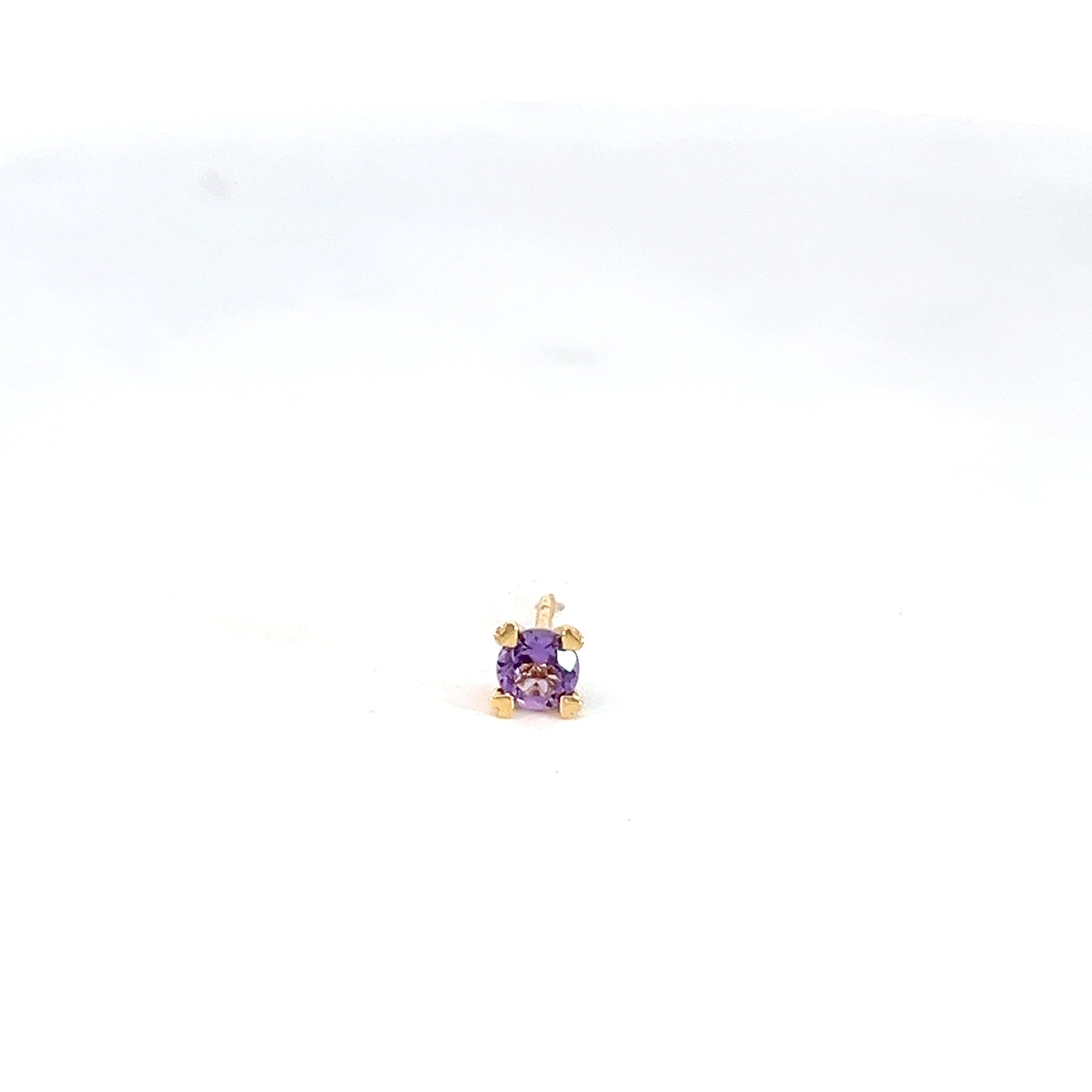 Arete love 4 mm oro amarillo