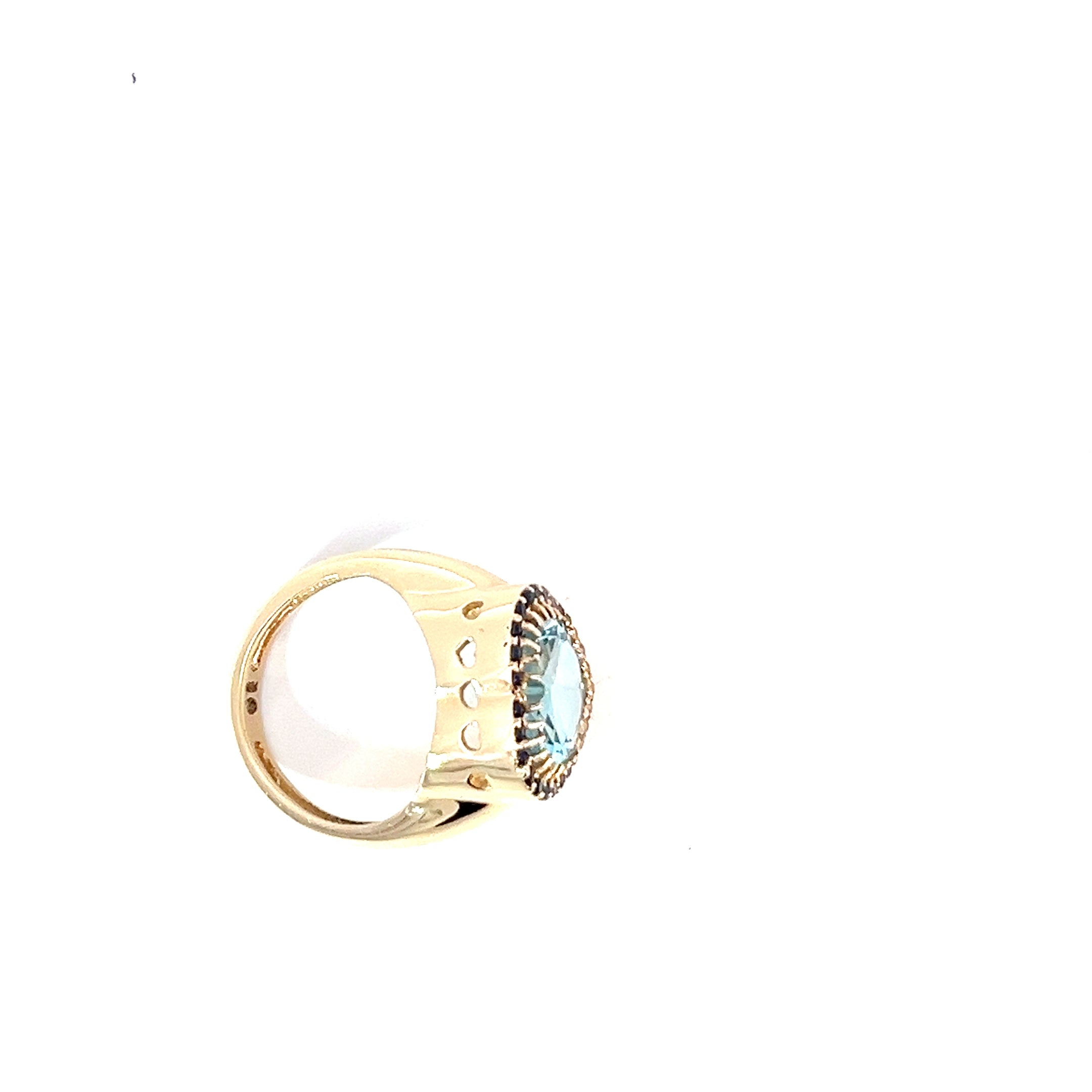 Anillo Signature Topacio swiss blue