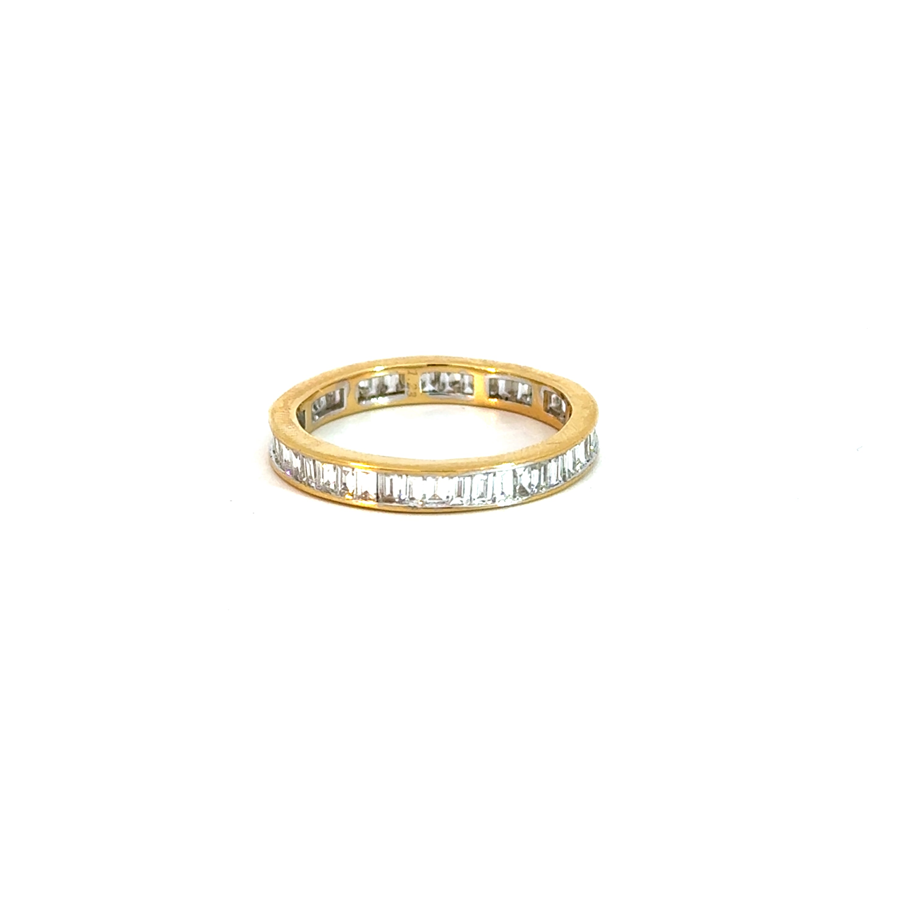 Anillo diamantes baguettes