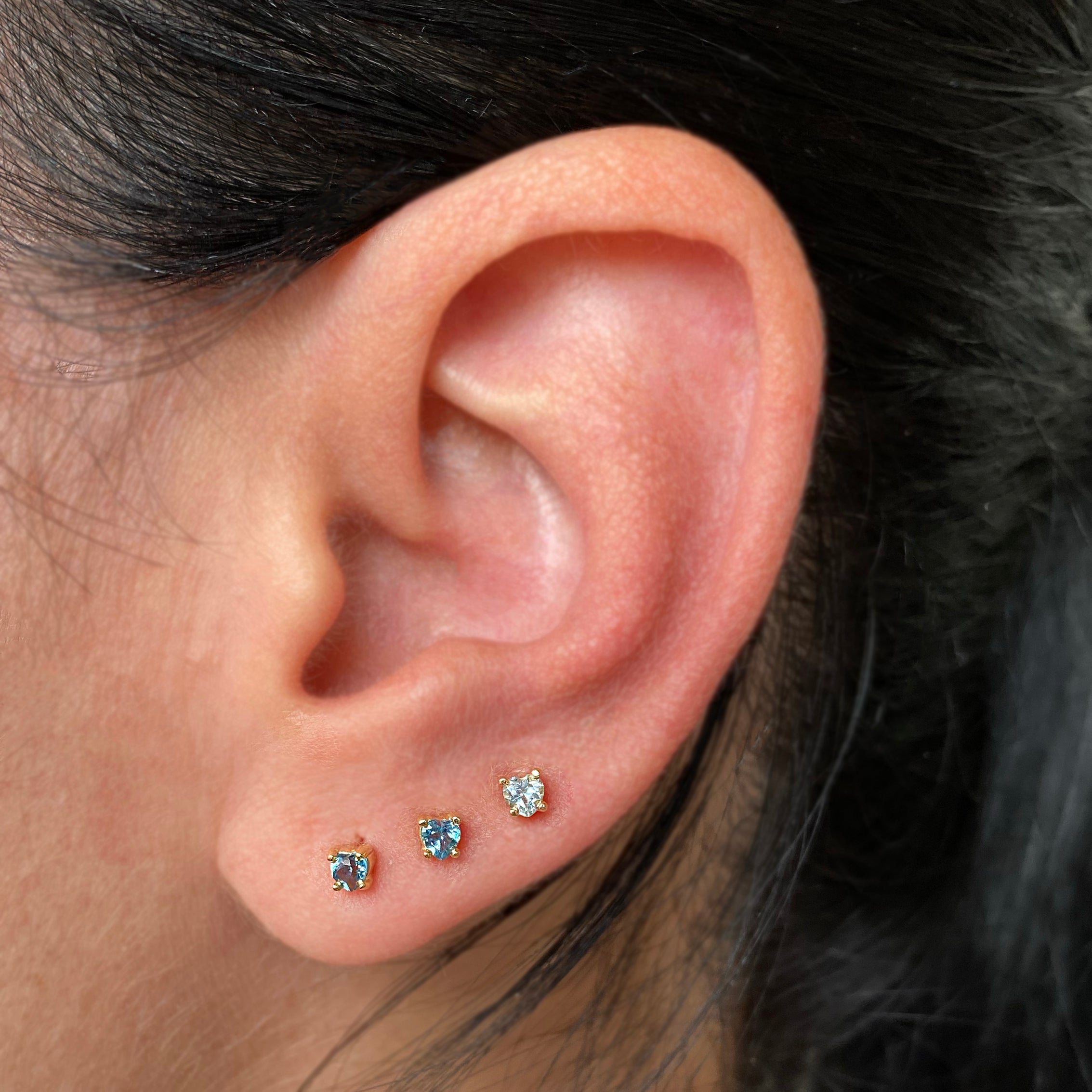 Arete Corazón mini 3 mm