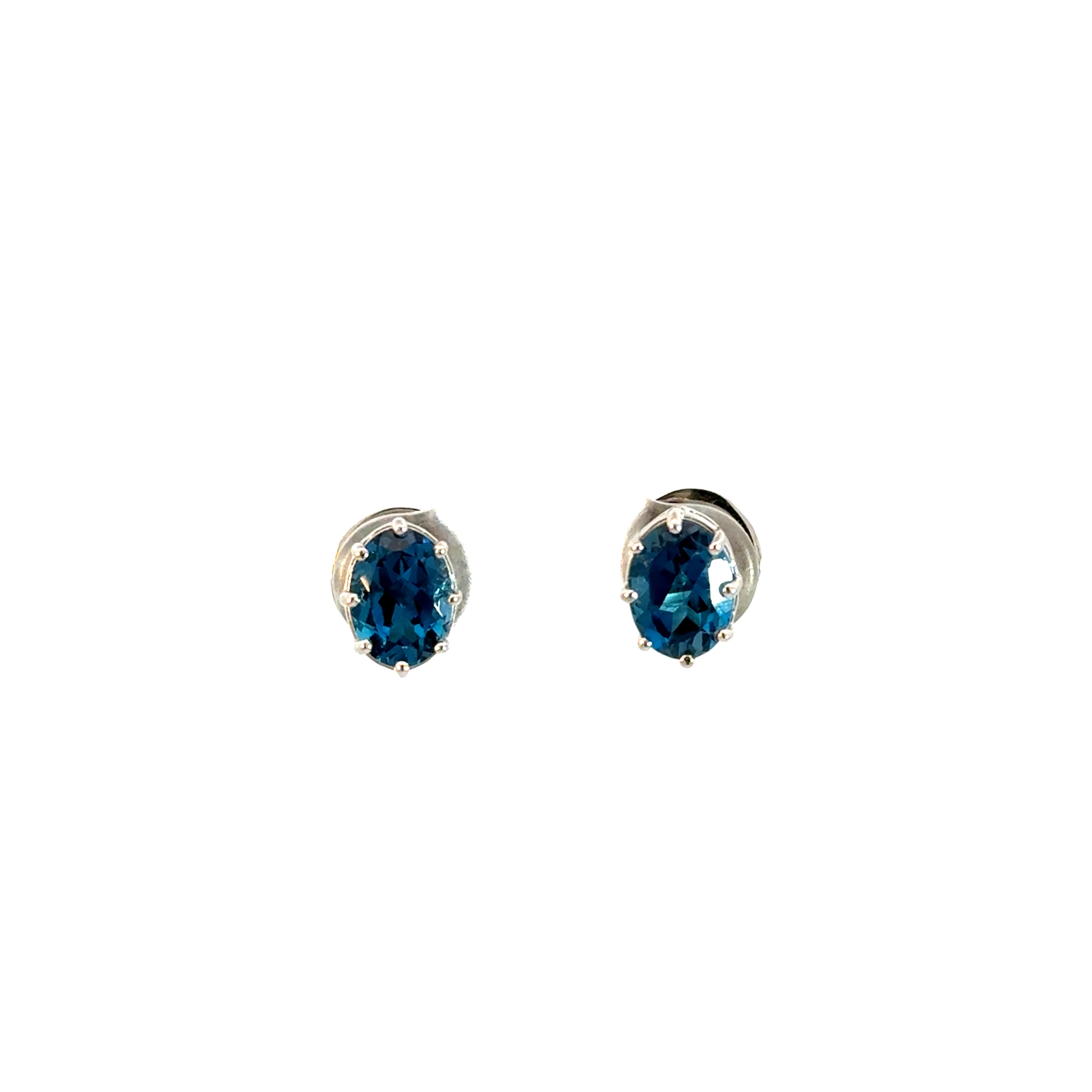 Aretes Prisma topacio london blue