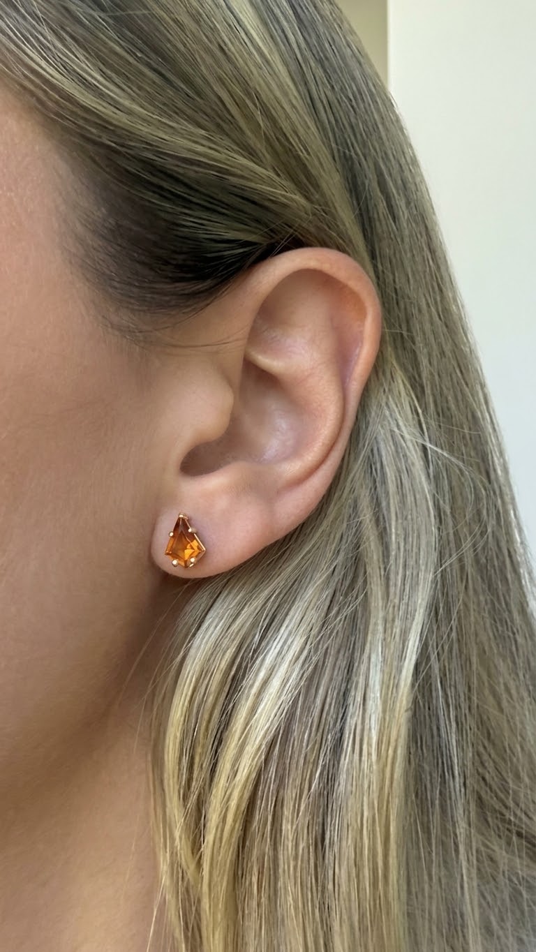 Aretes cometa citrino