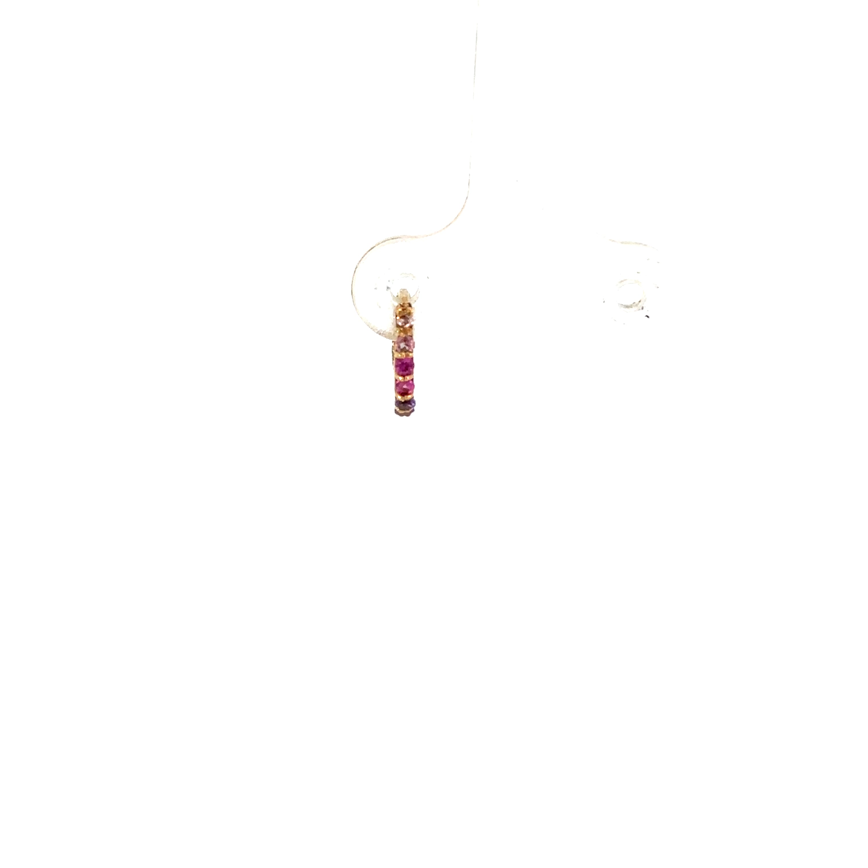 Minihoop oro amarillo 18k