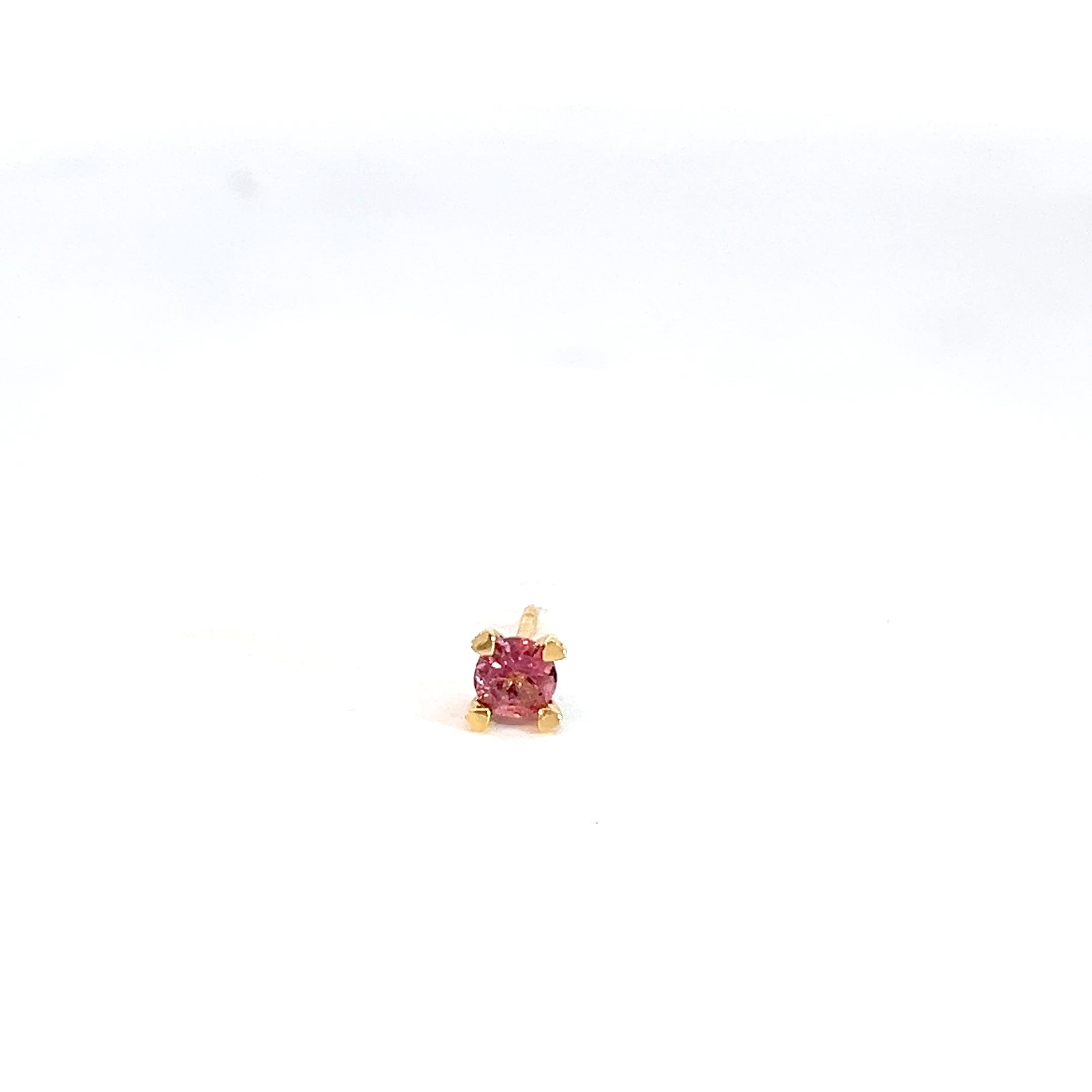 Arete love 4 mm oro amarillo