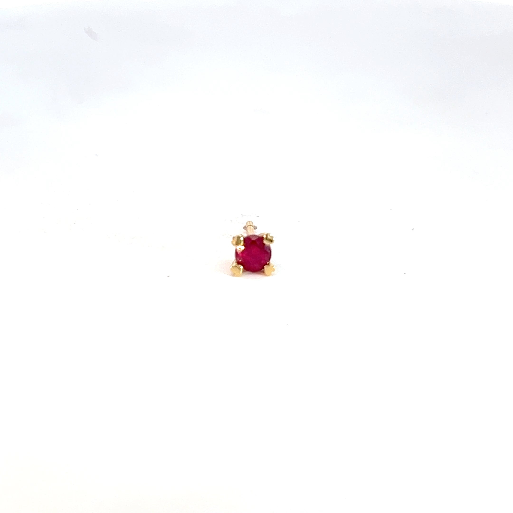 Arete love 4 mm oro amarillo