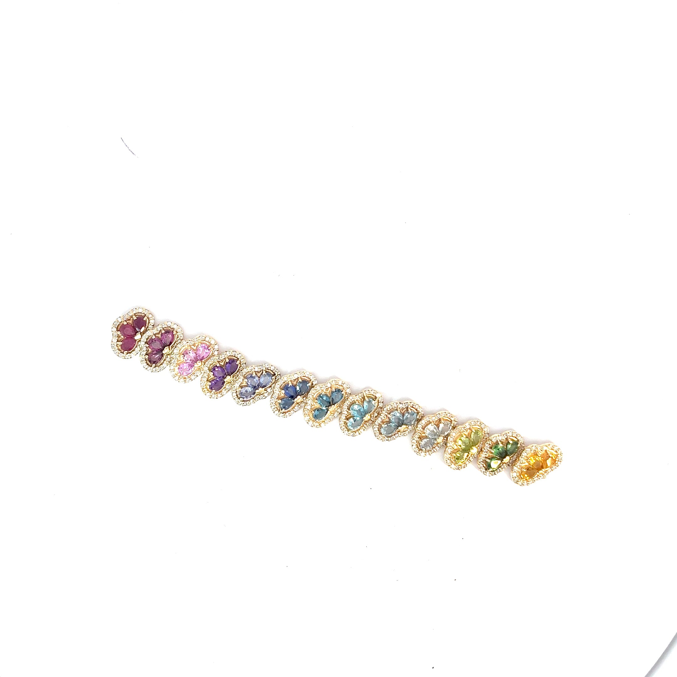 Collar loto con diamantes