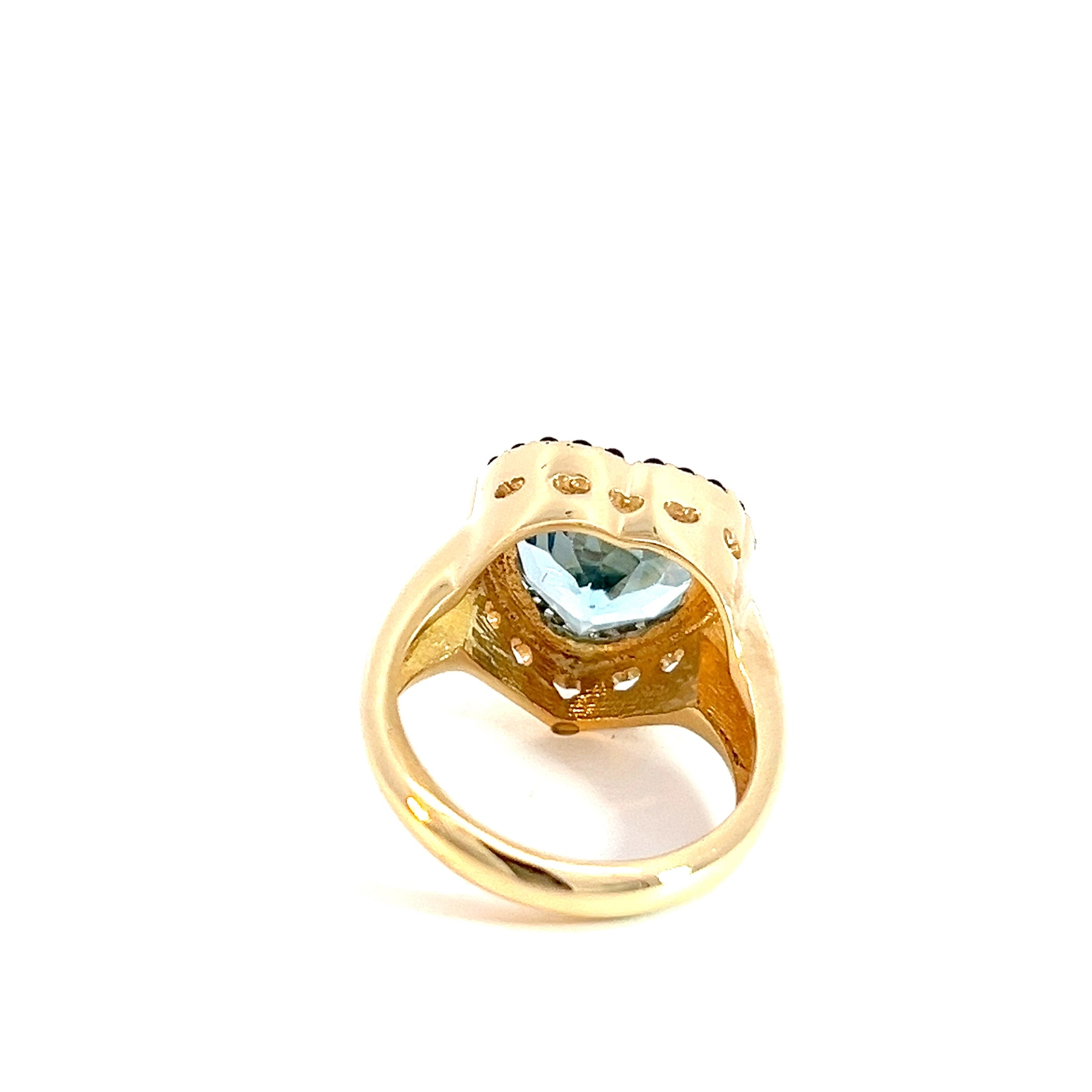Anillo Signature Topacio swiss blue