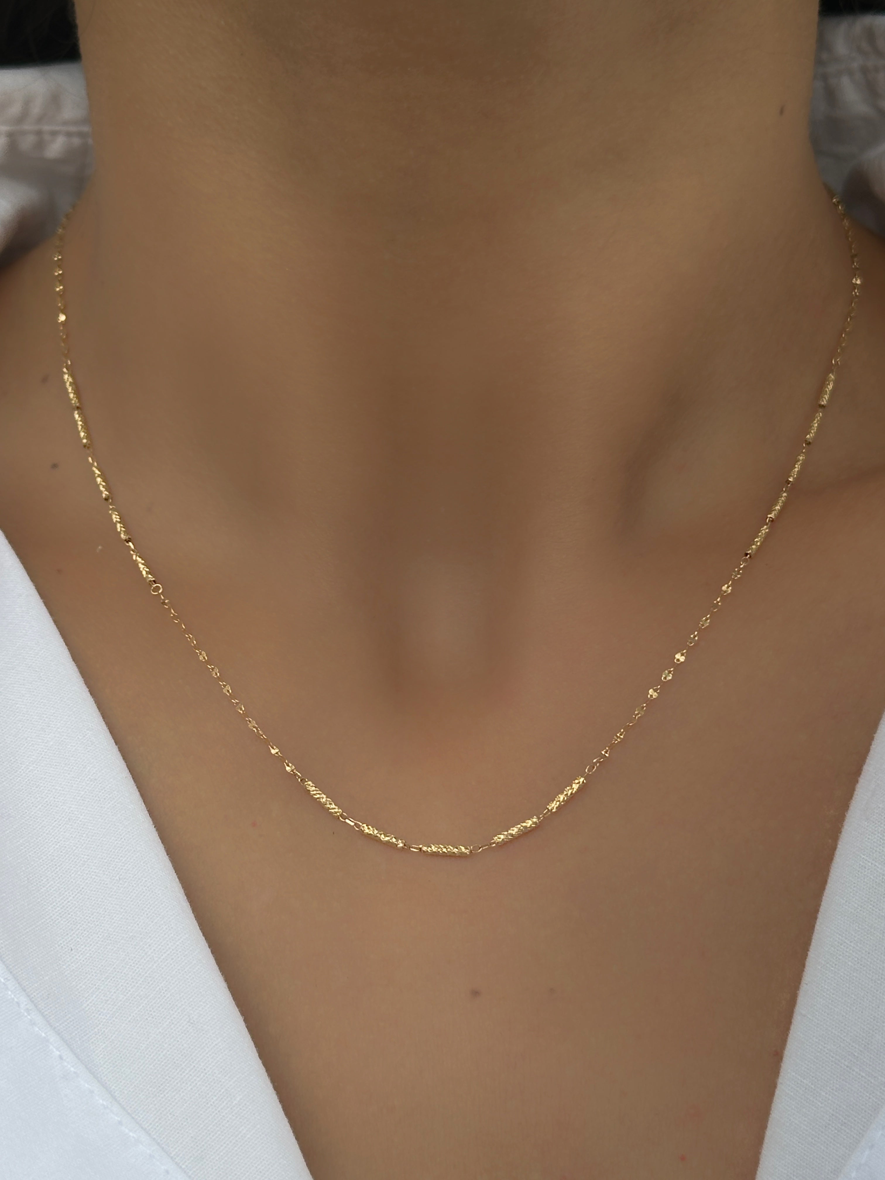 Cadena Twist diamantada