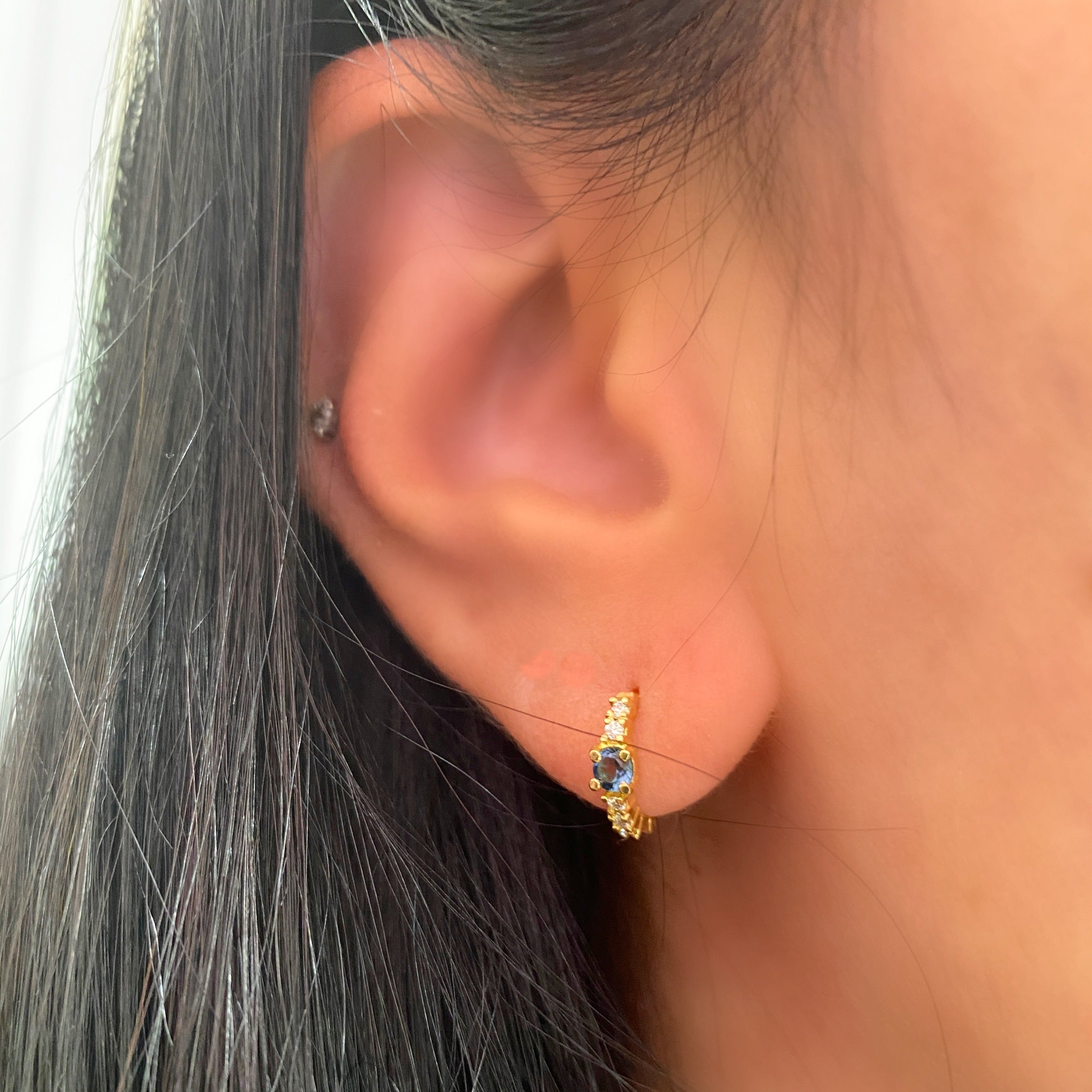 Minihoop Redondo Oro Amarillo