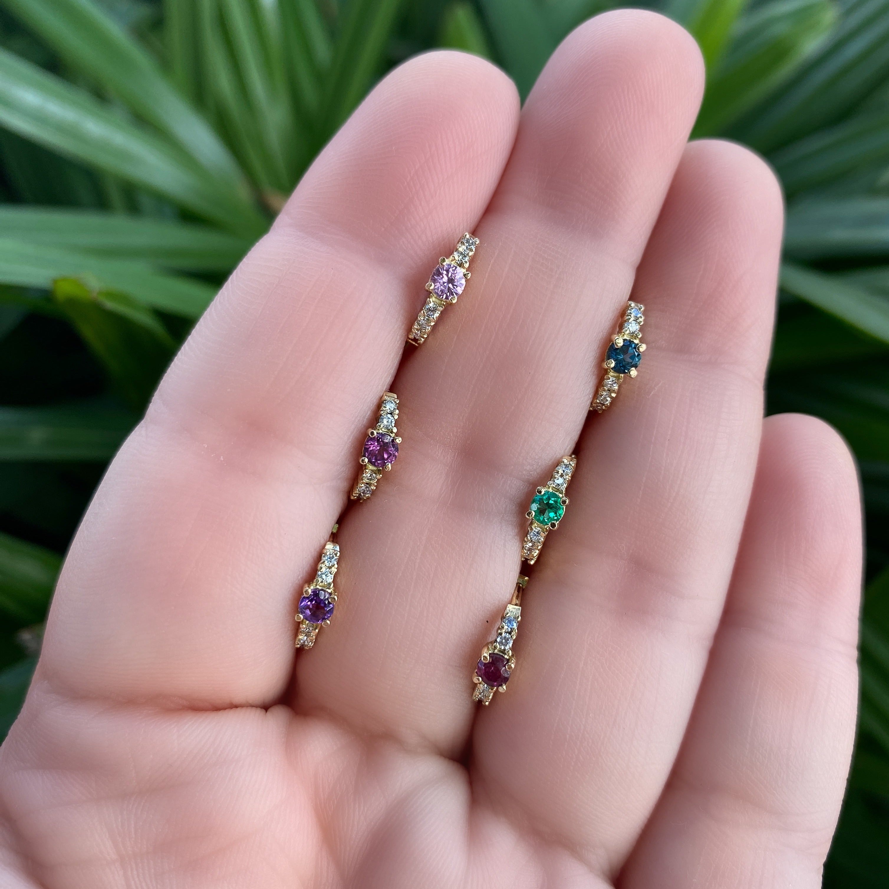 Minihoop Redondo Oro Amarillo