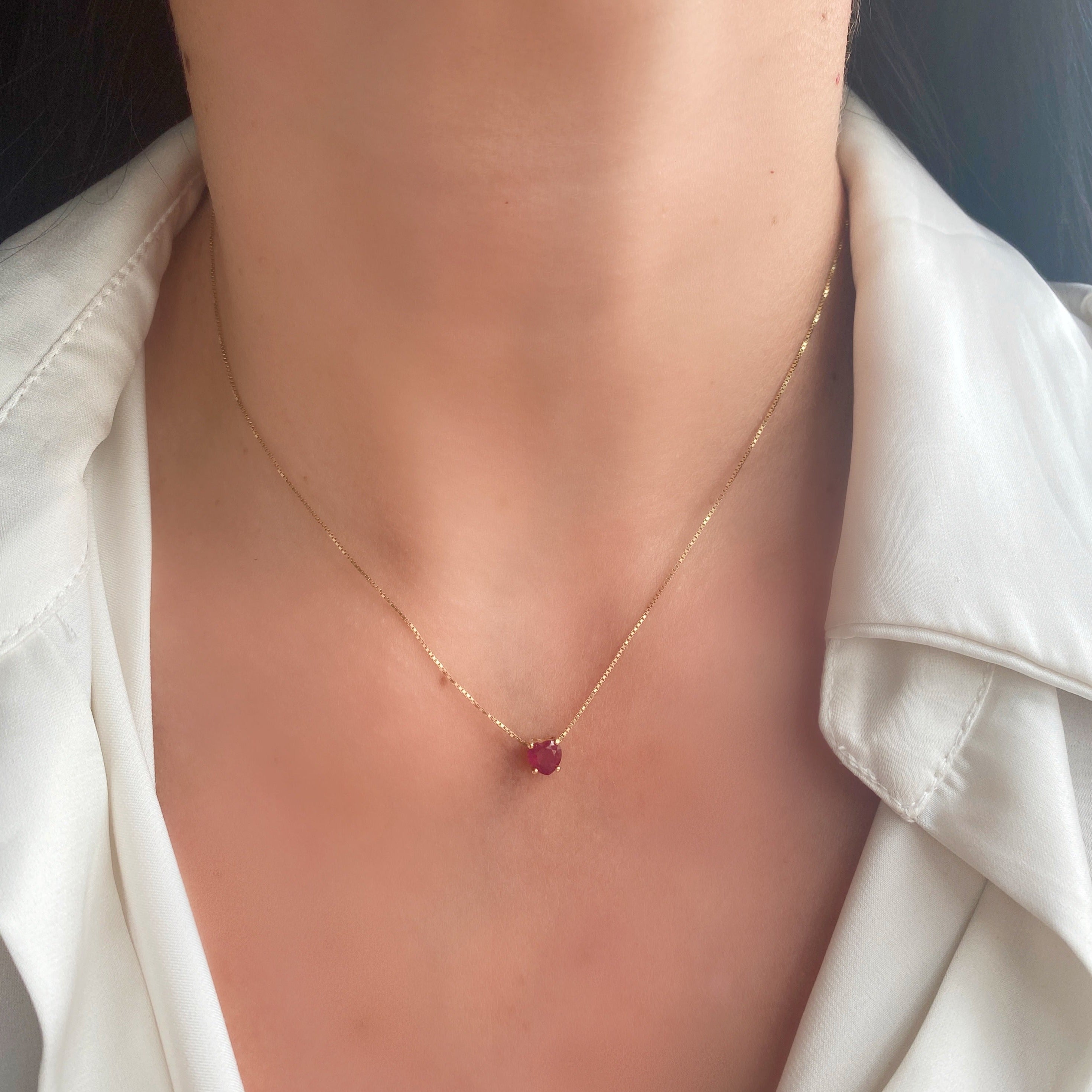 Collar Nacimiento en Corazón 5 mm