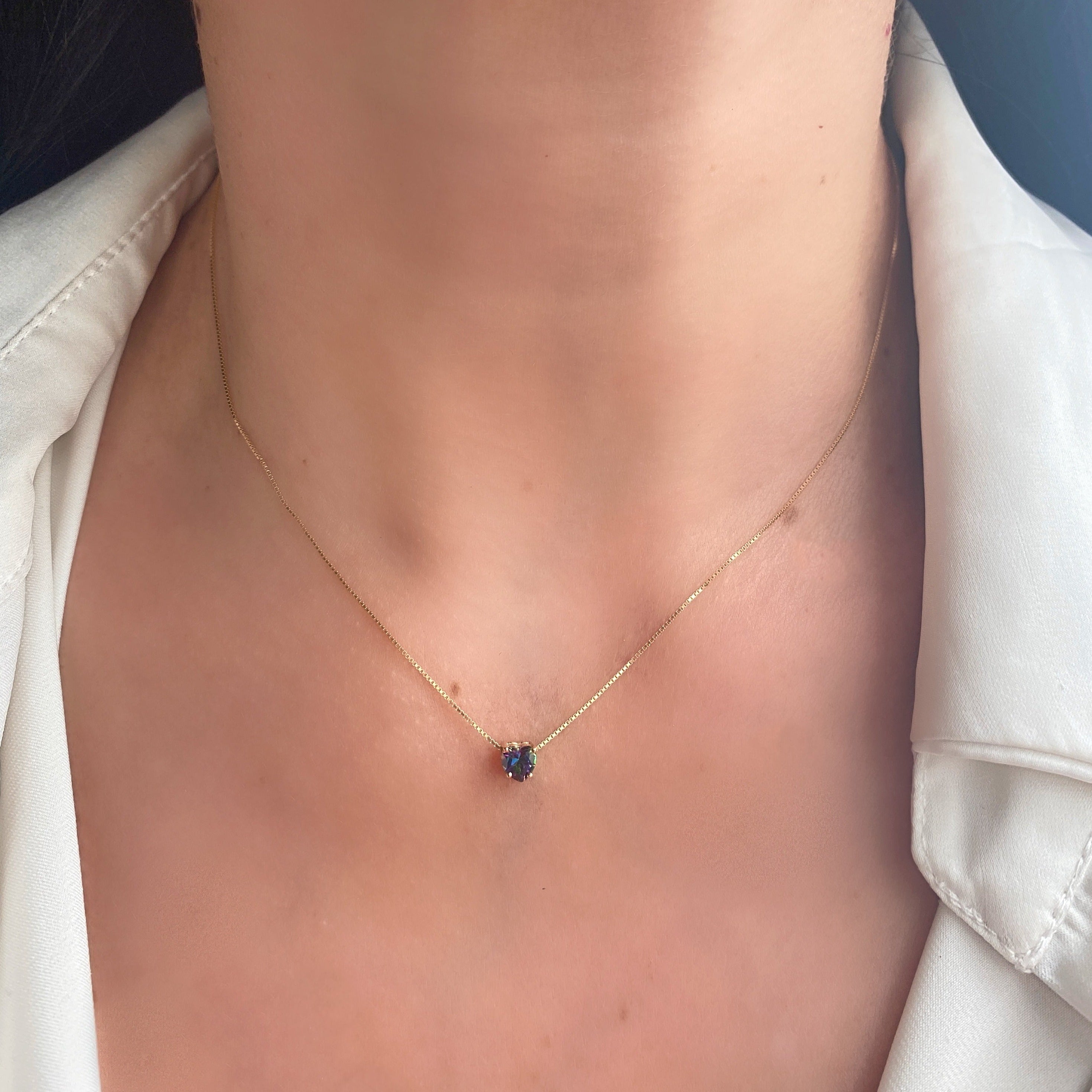 Collar Nacimiento en Corazón 5 mm