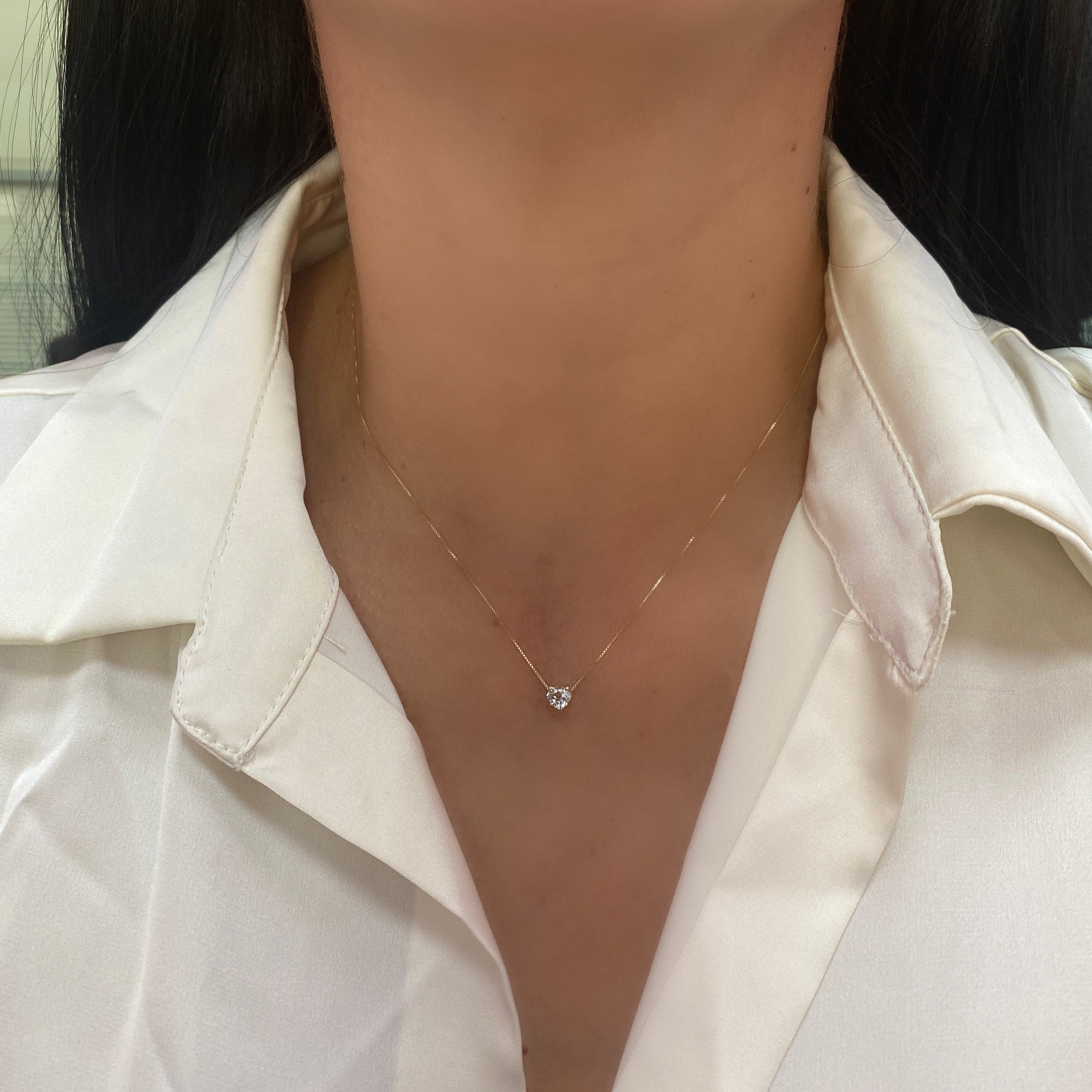 Collar Nacimiento en Corazón 4 mm