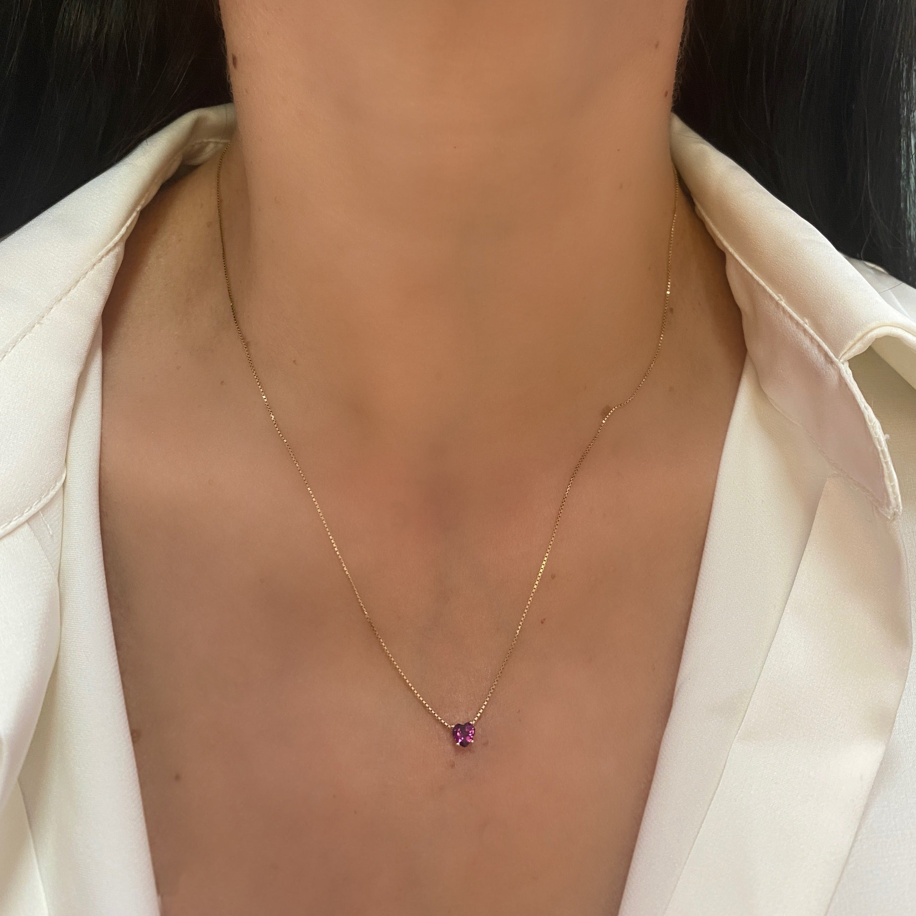 Collar Nacimiento en Corazón 4 mm