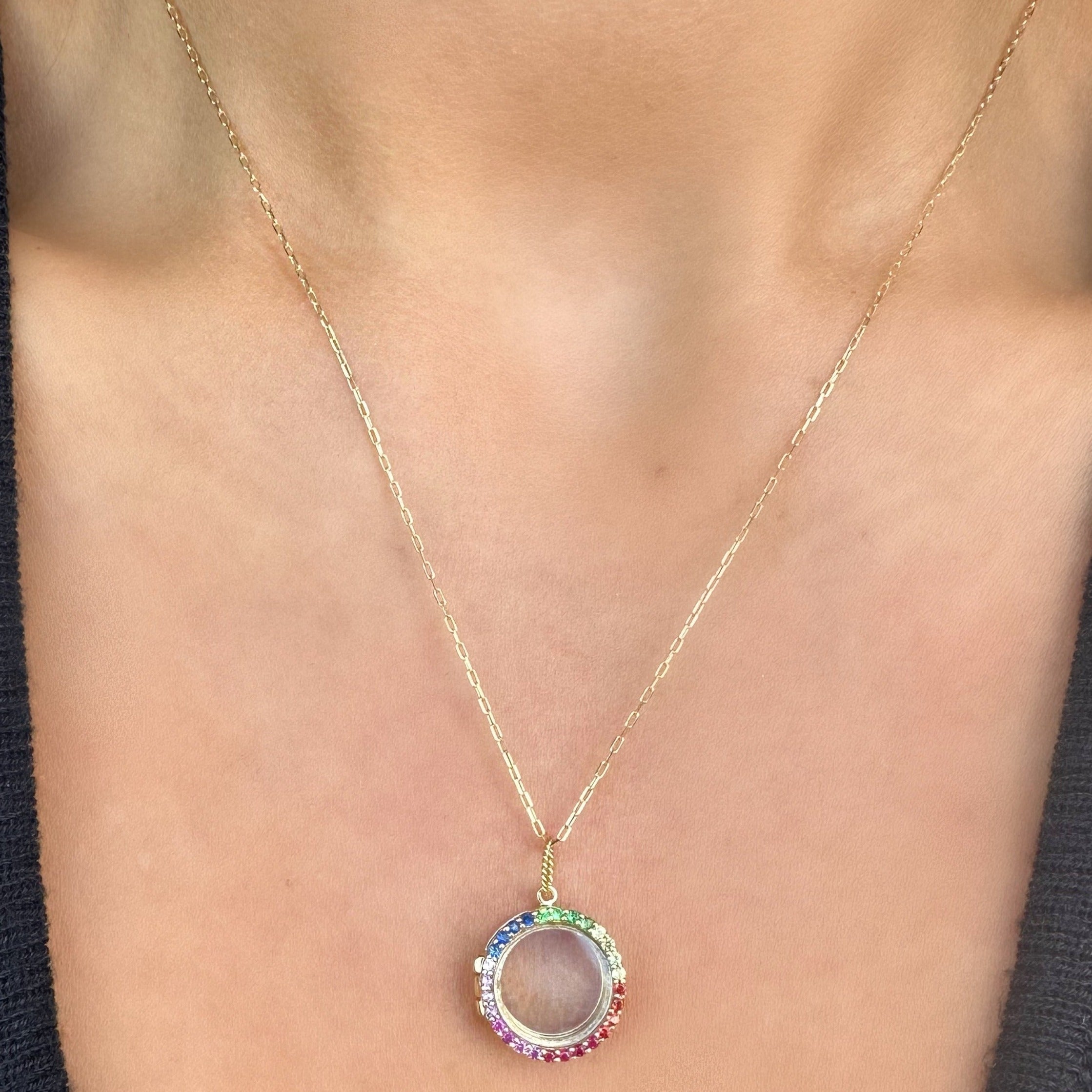 Dije con sentido Rainbow Oro Amarillo