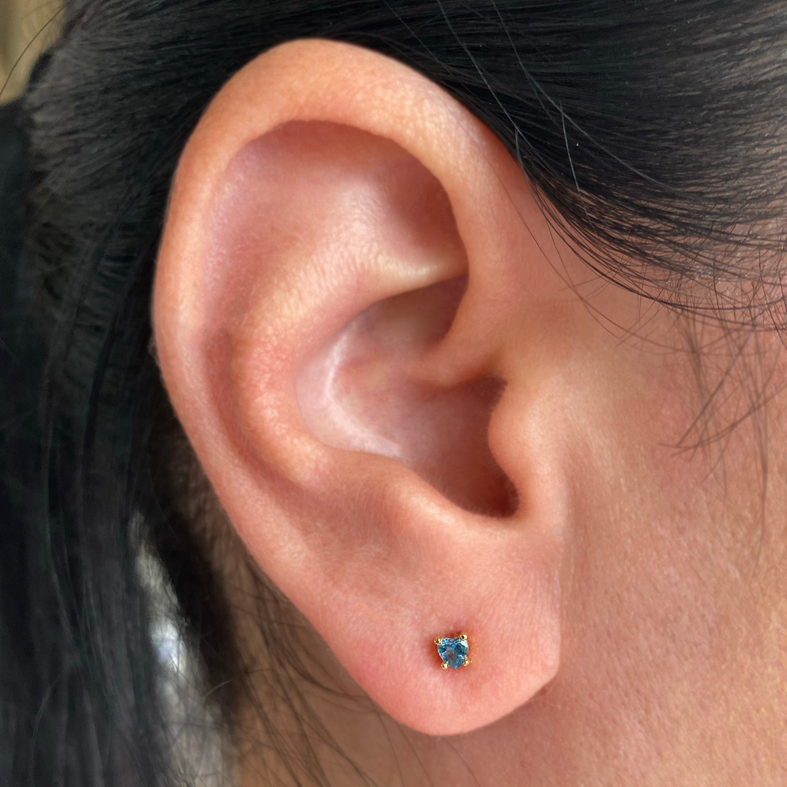 Arete Corazón mini 3 mm