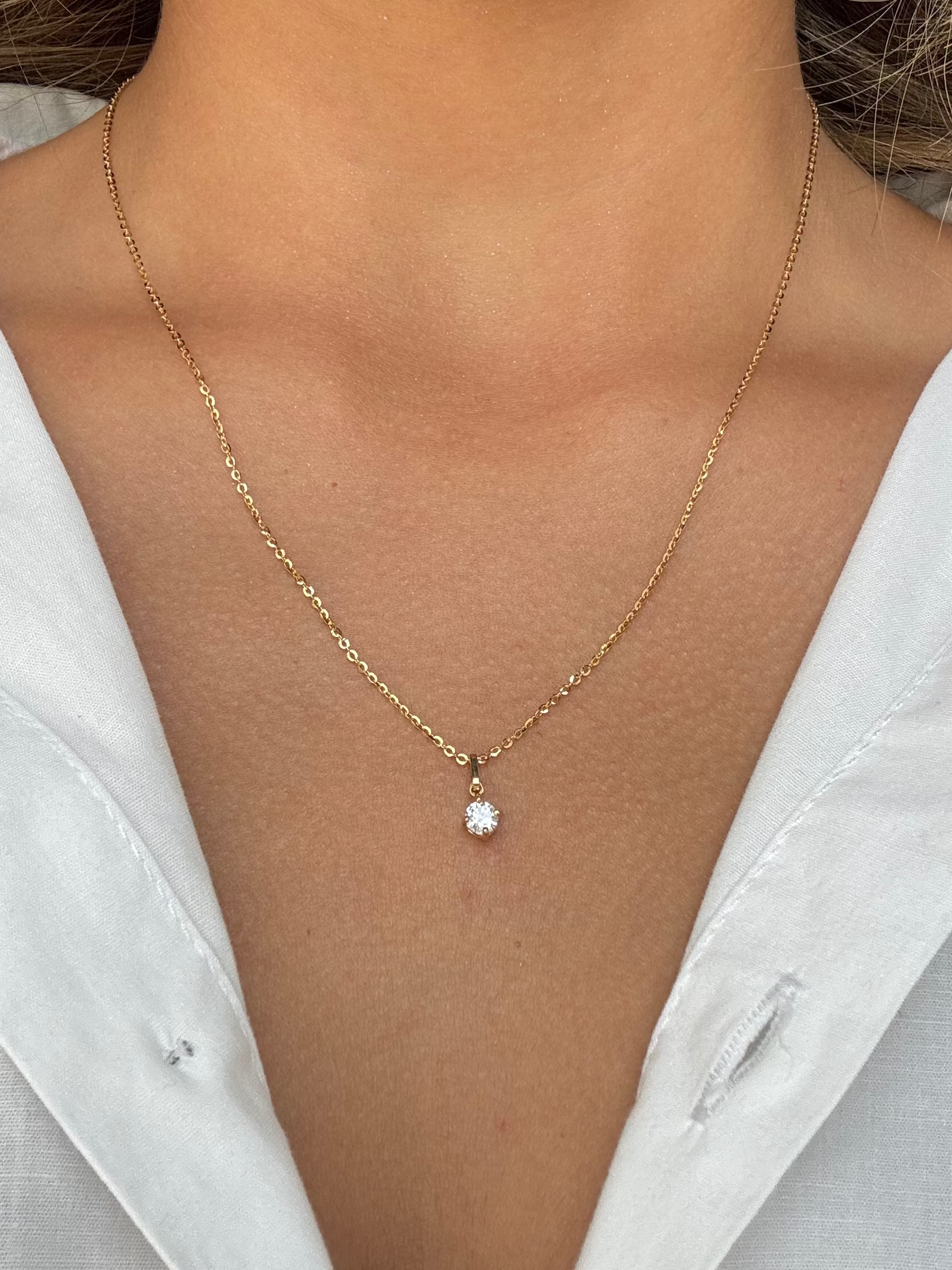 Dije diamante 0.28 Cts