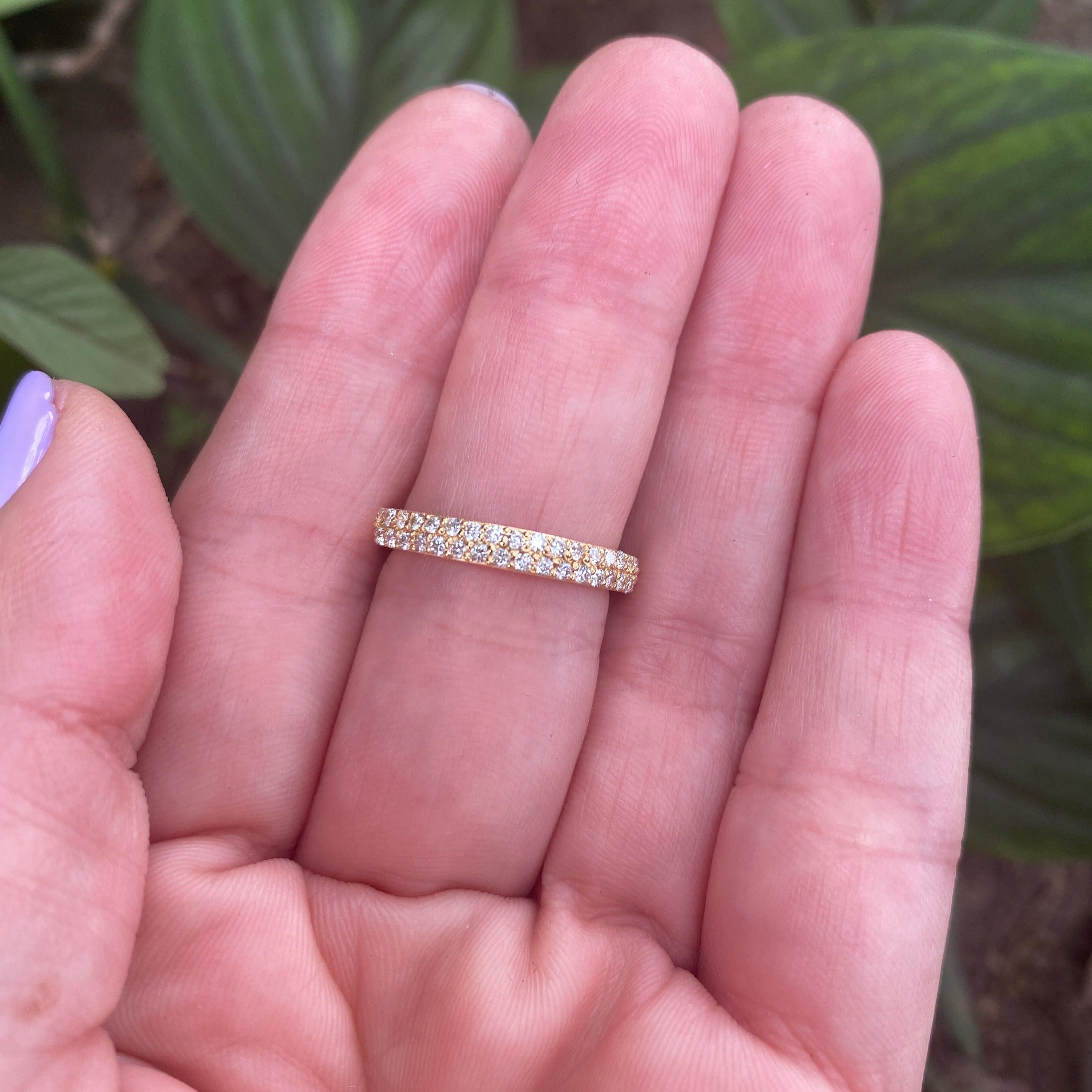 Anillo Amelia oro Amarillo 18k