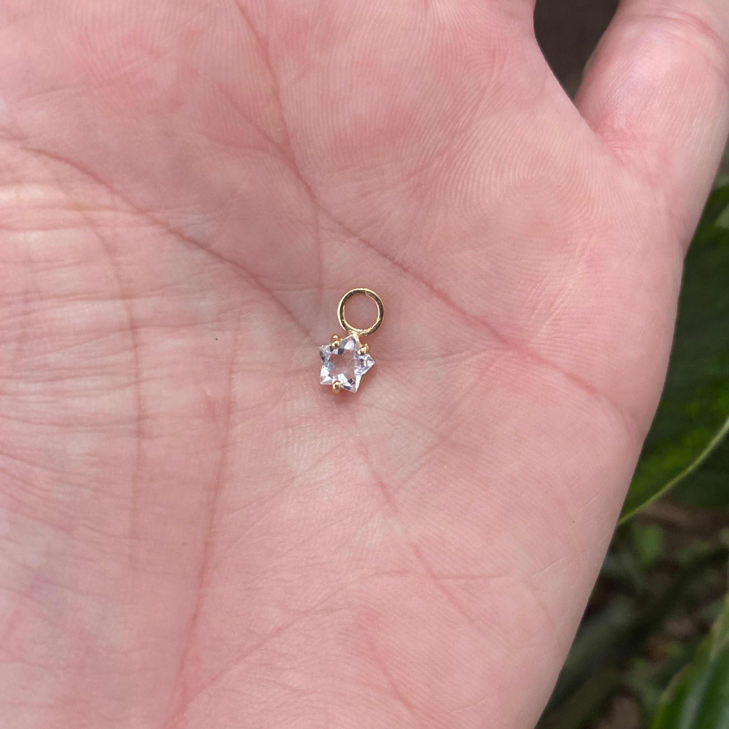 Dije para minihoop en estrella