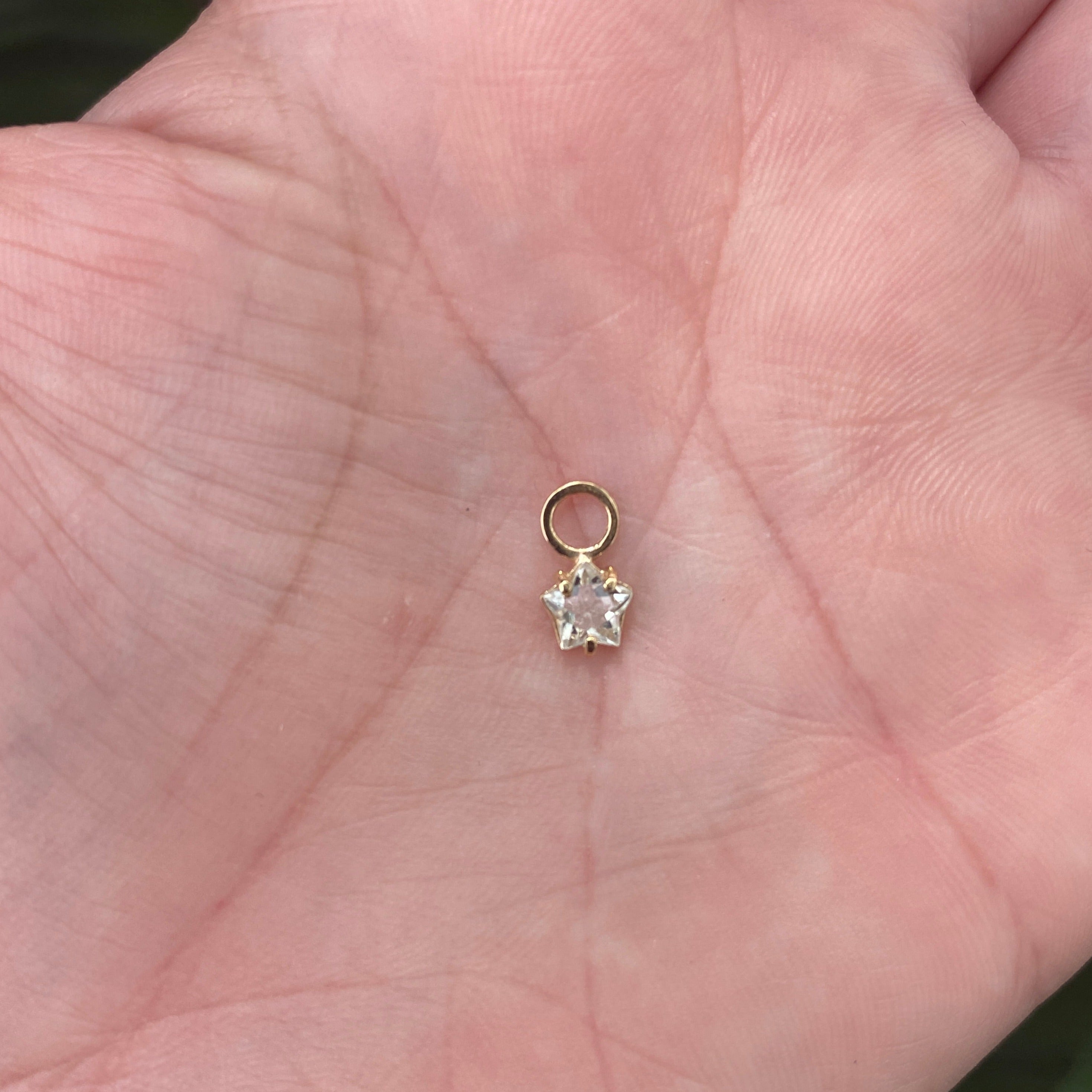 Dije para minihoop en estrella