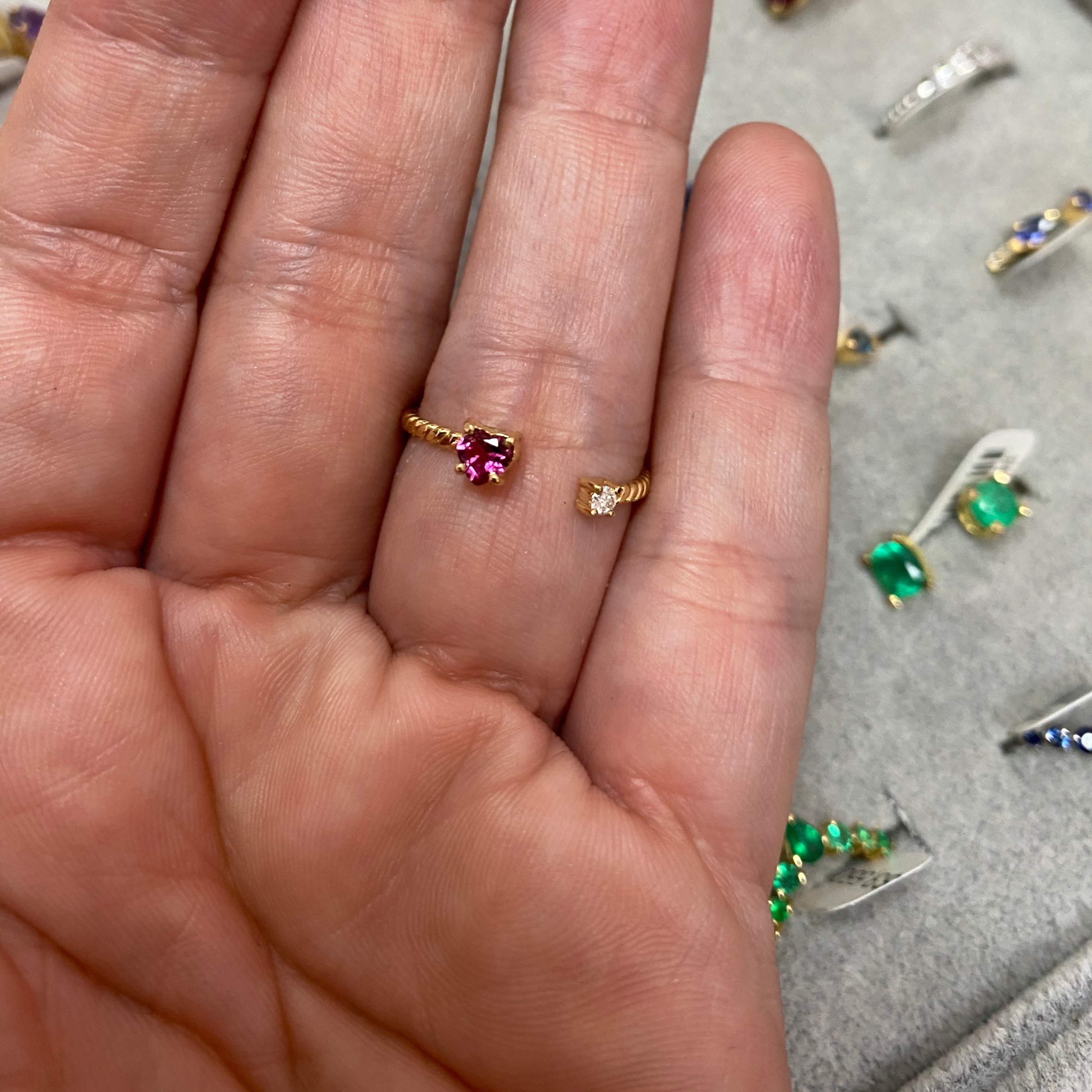 Anillo toi et moi Nacimiento