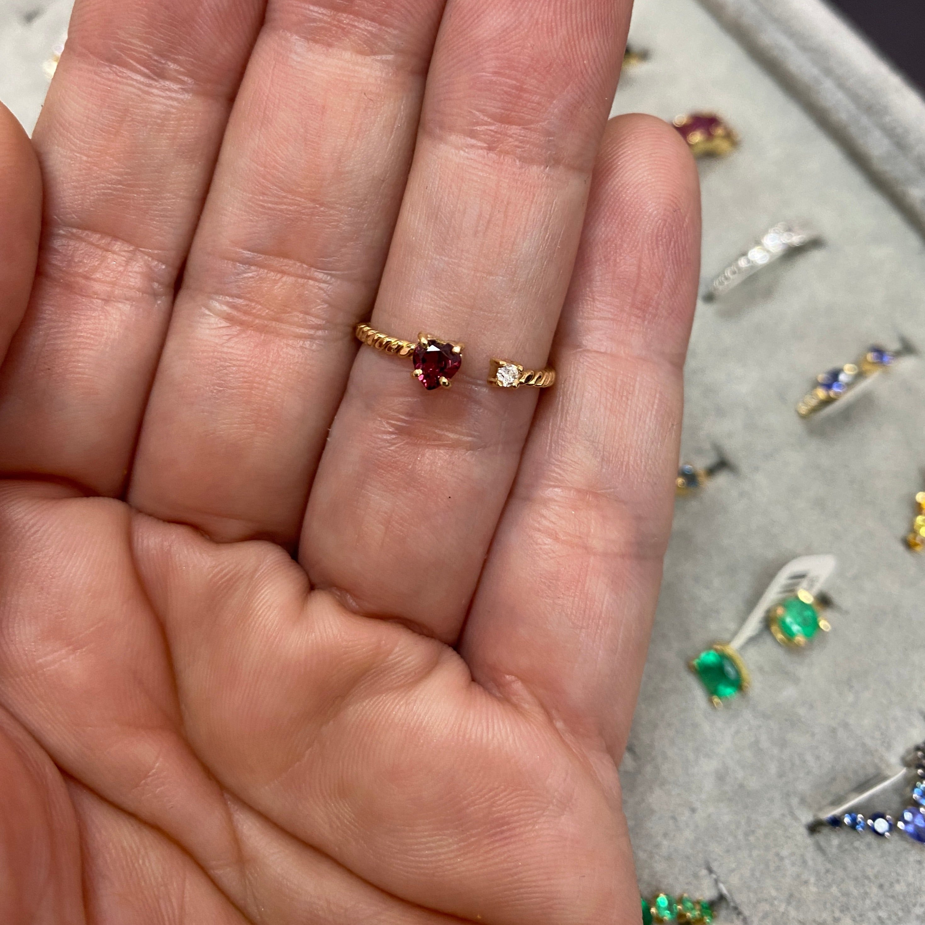 Anillo toi et moi Nacimiento