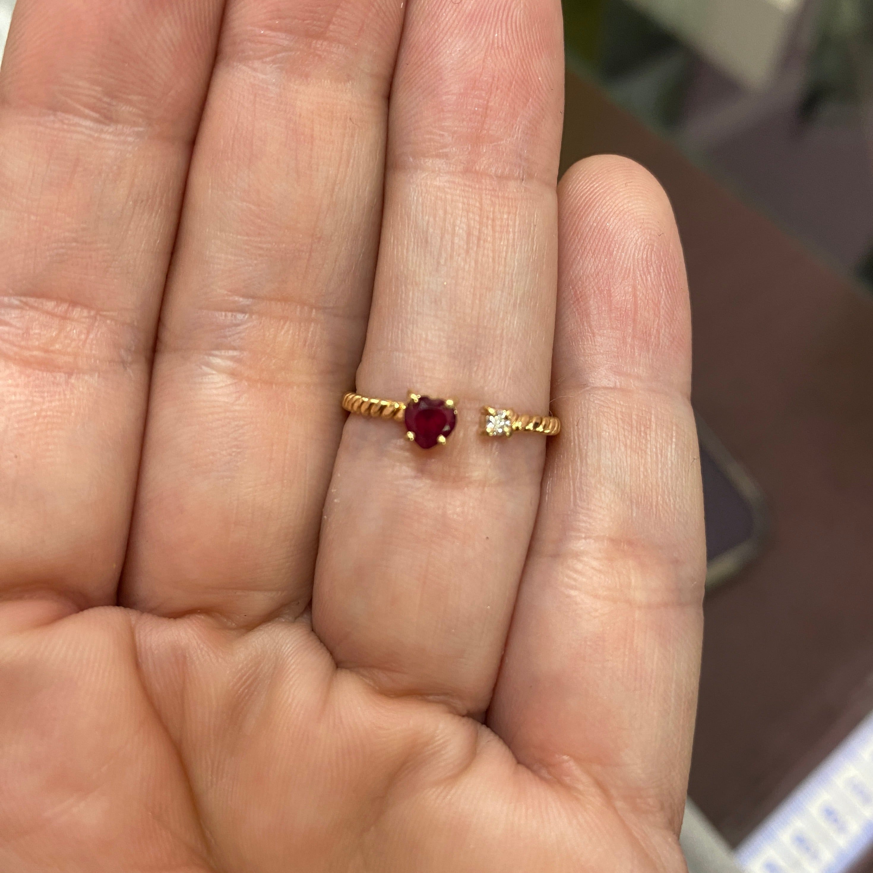 Anillo toi et moi Nacimiento