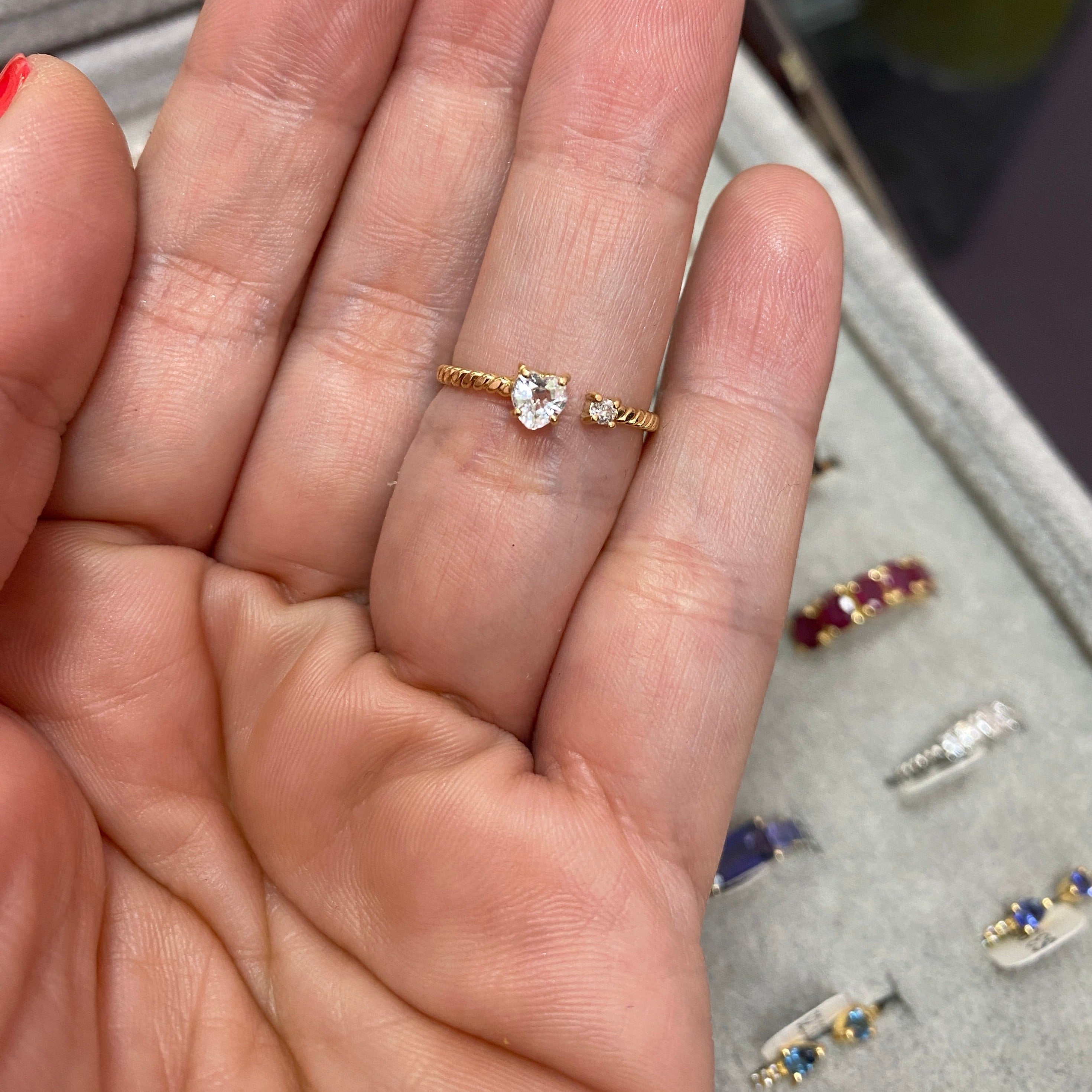 Anillo toi et moi Nacimiento