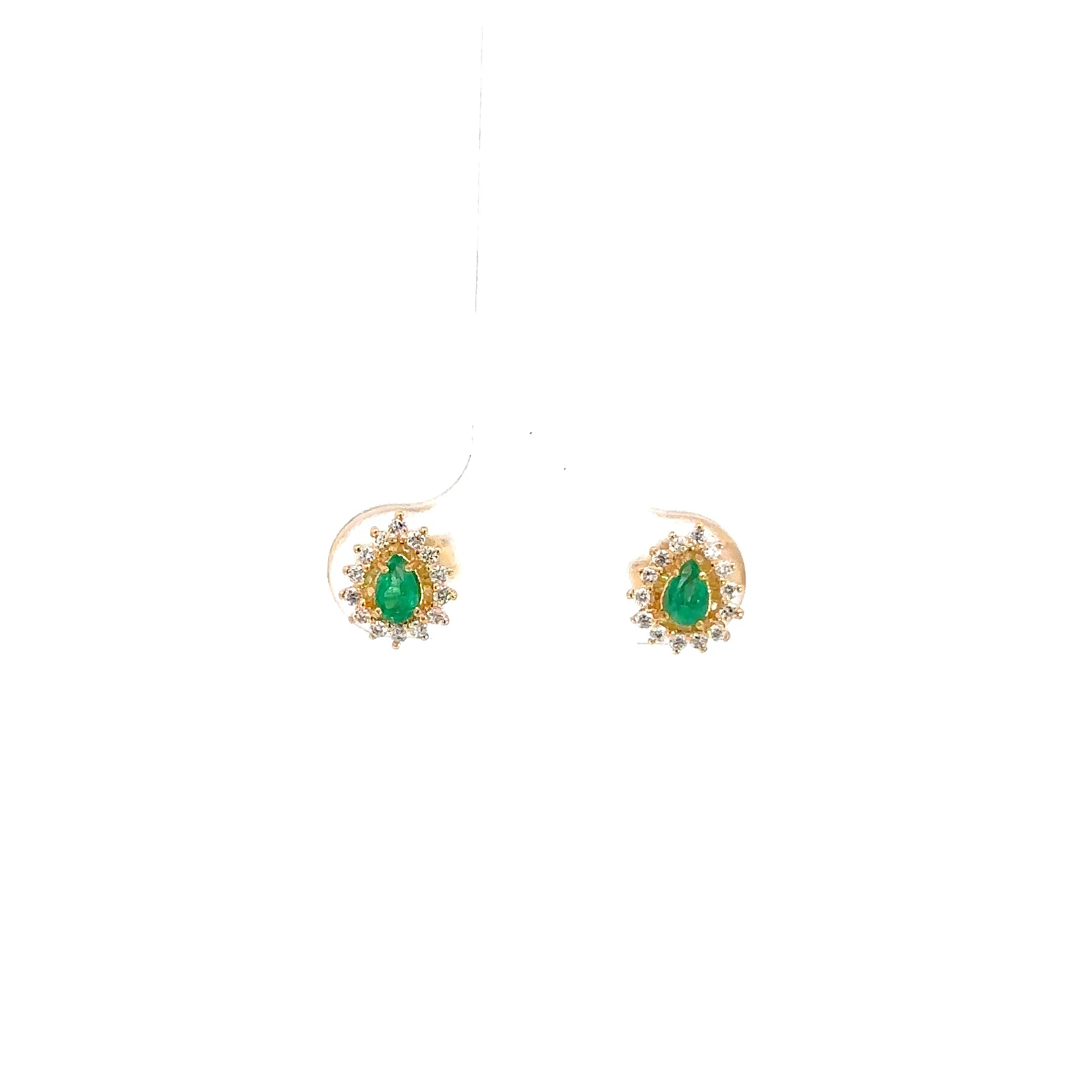 Aretes Hindi Esmeraldas mini