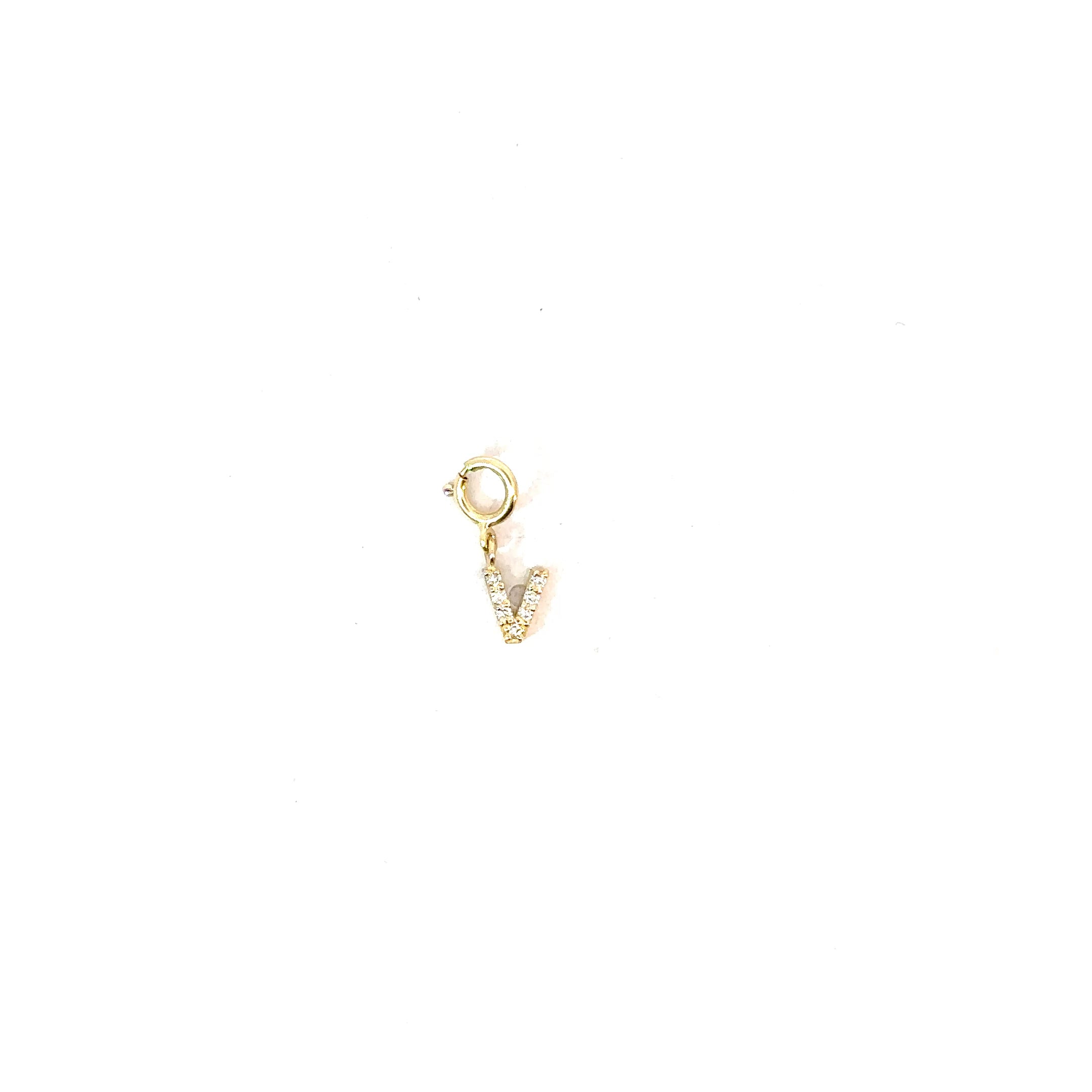 Dije broche Inicial Diamantes