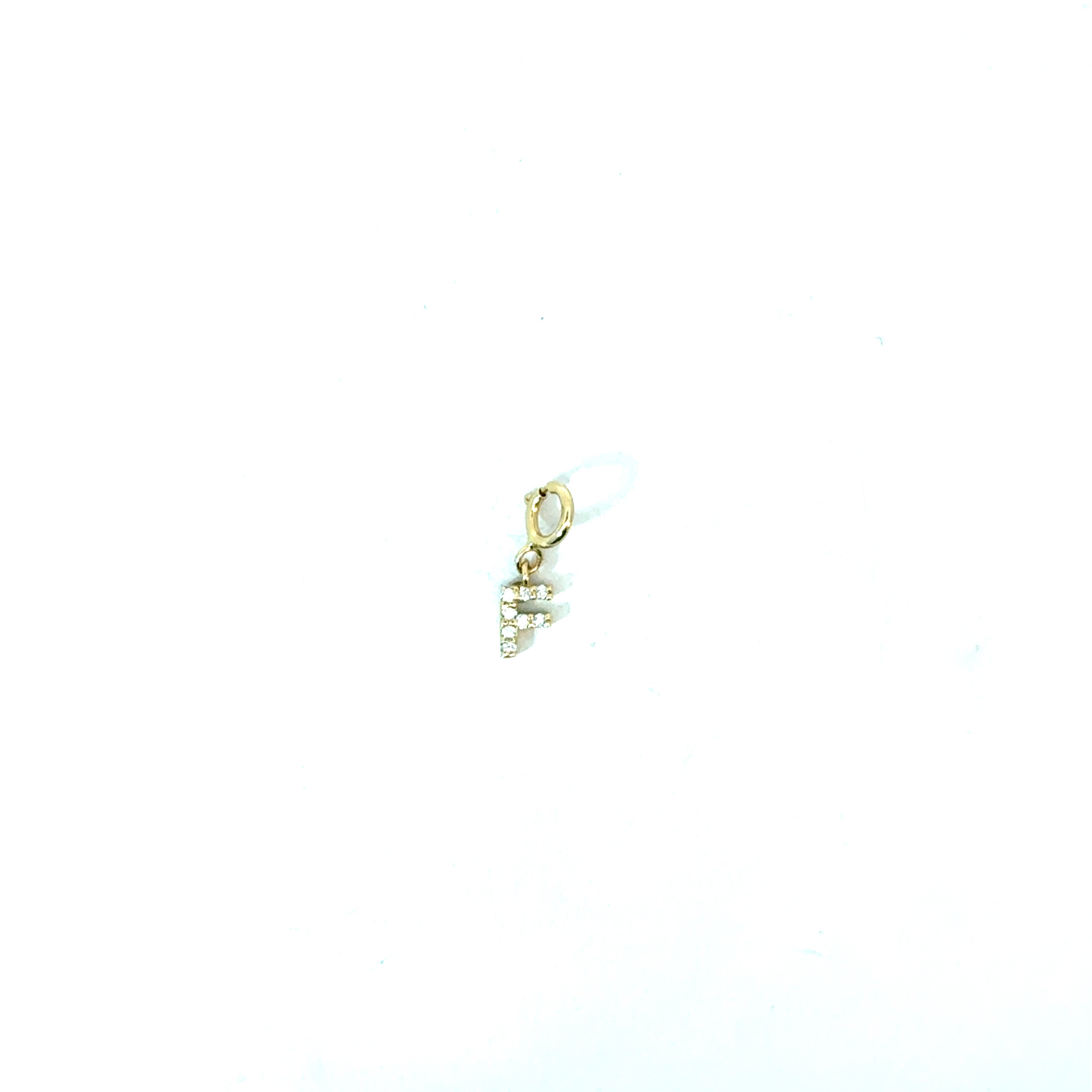 Dije broche Inicial Diamantes