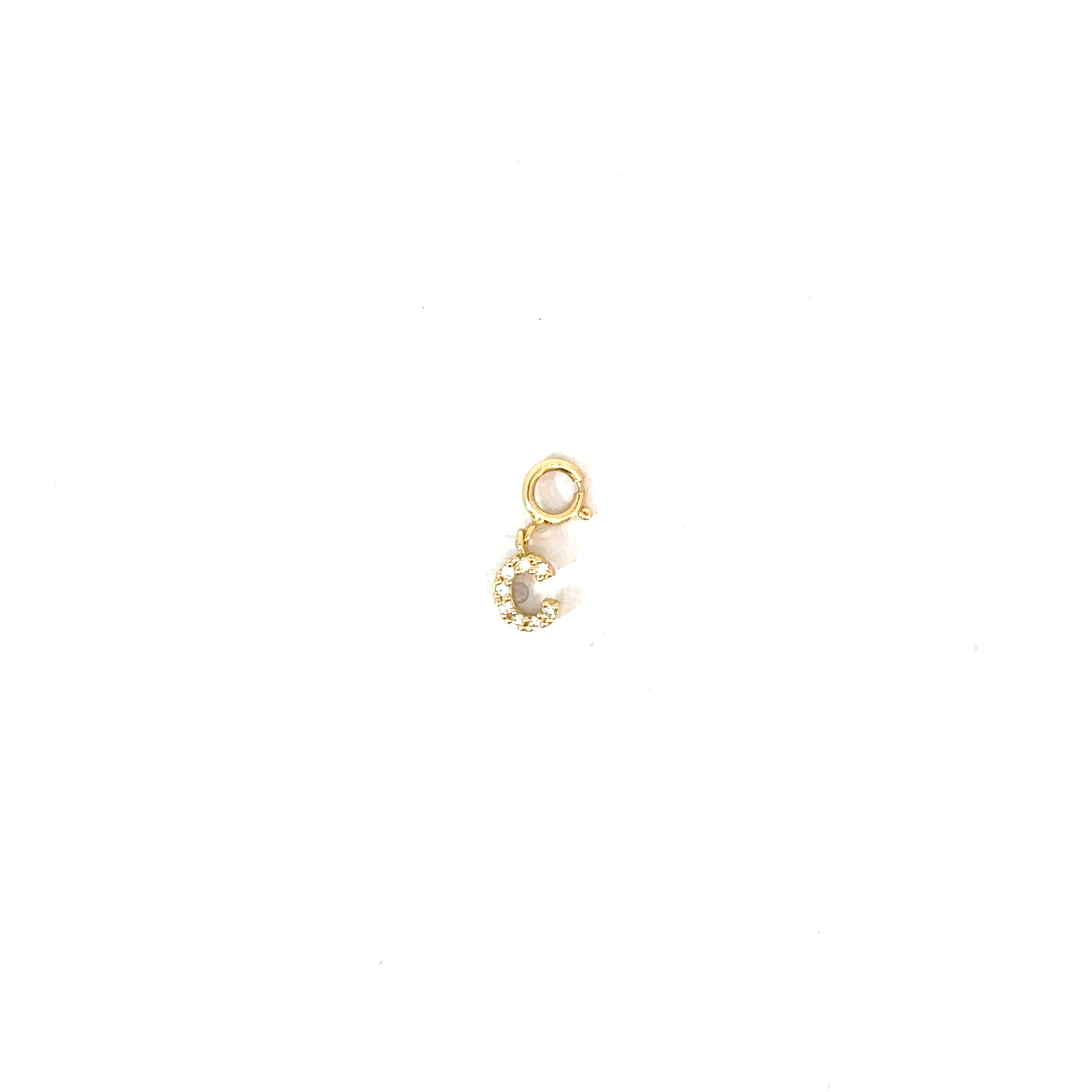 Dije broche Inicial Diamantes