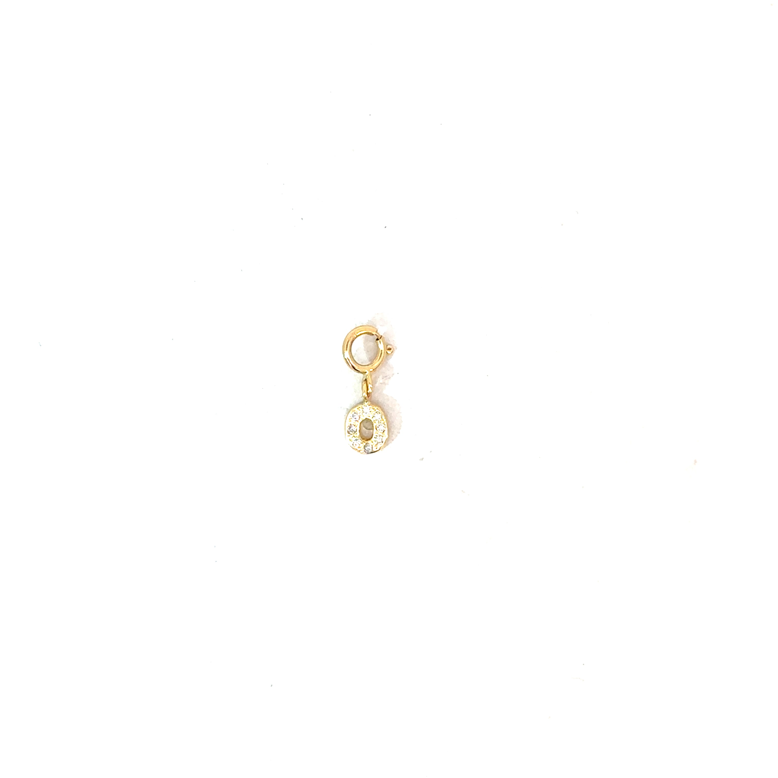 Dije broche Inicial Diamantes