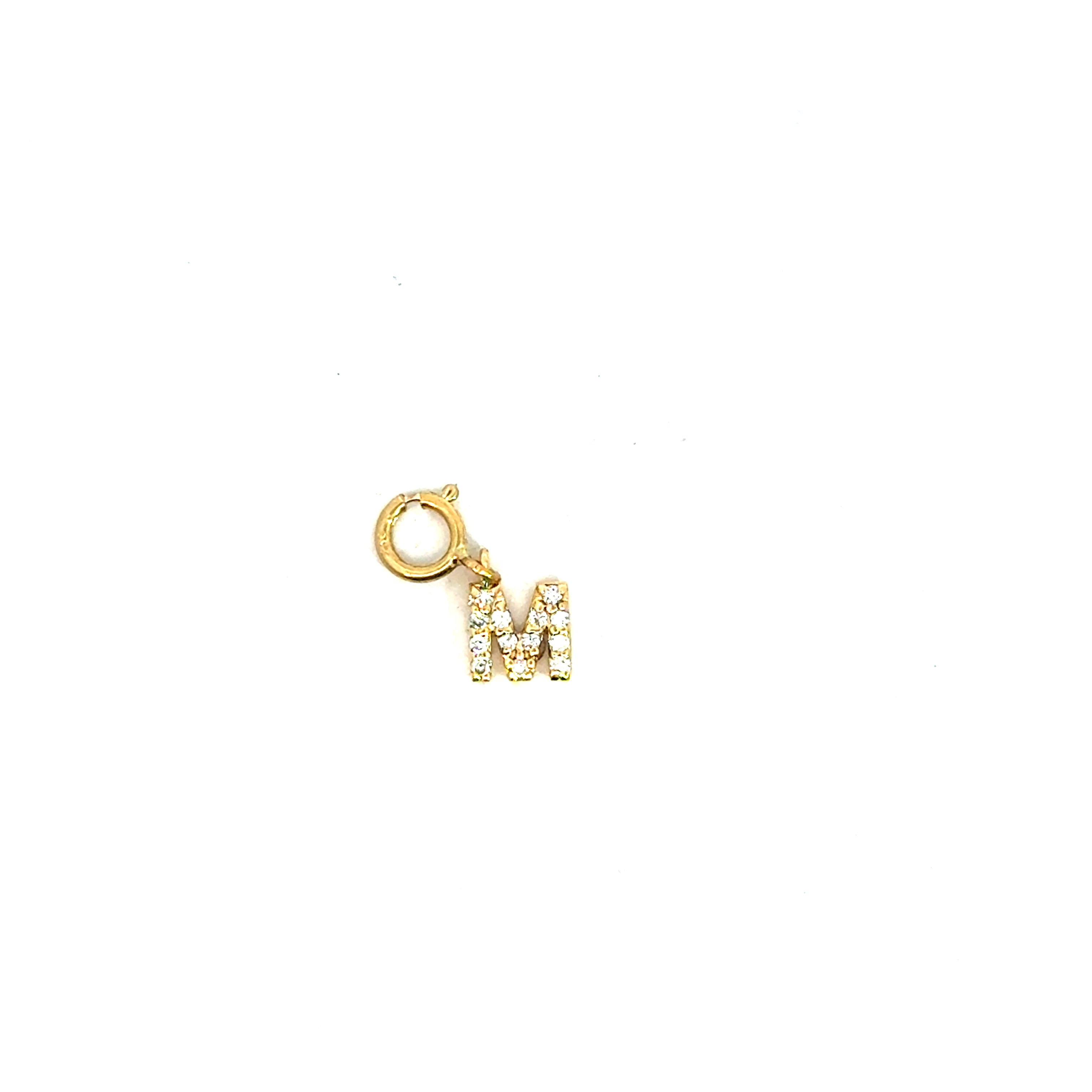 Dije broche Inicial Diamantes