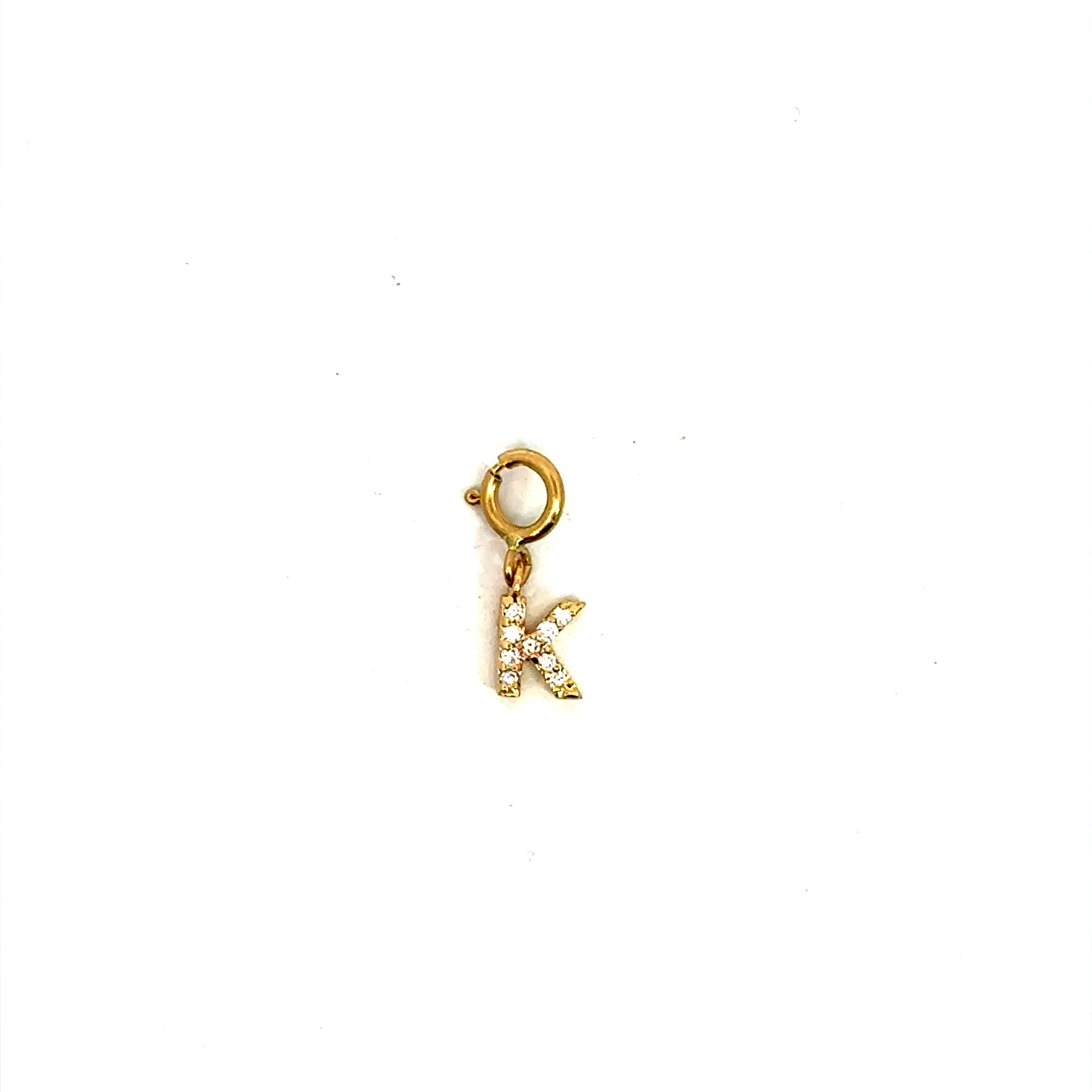 Dije broche Inicial Diamantes