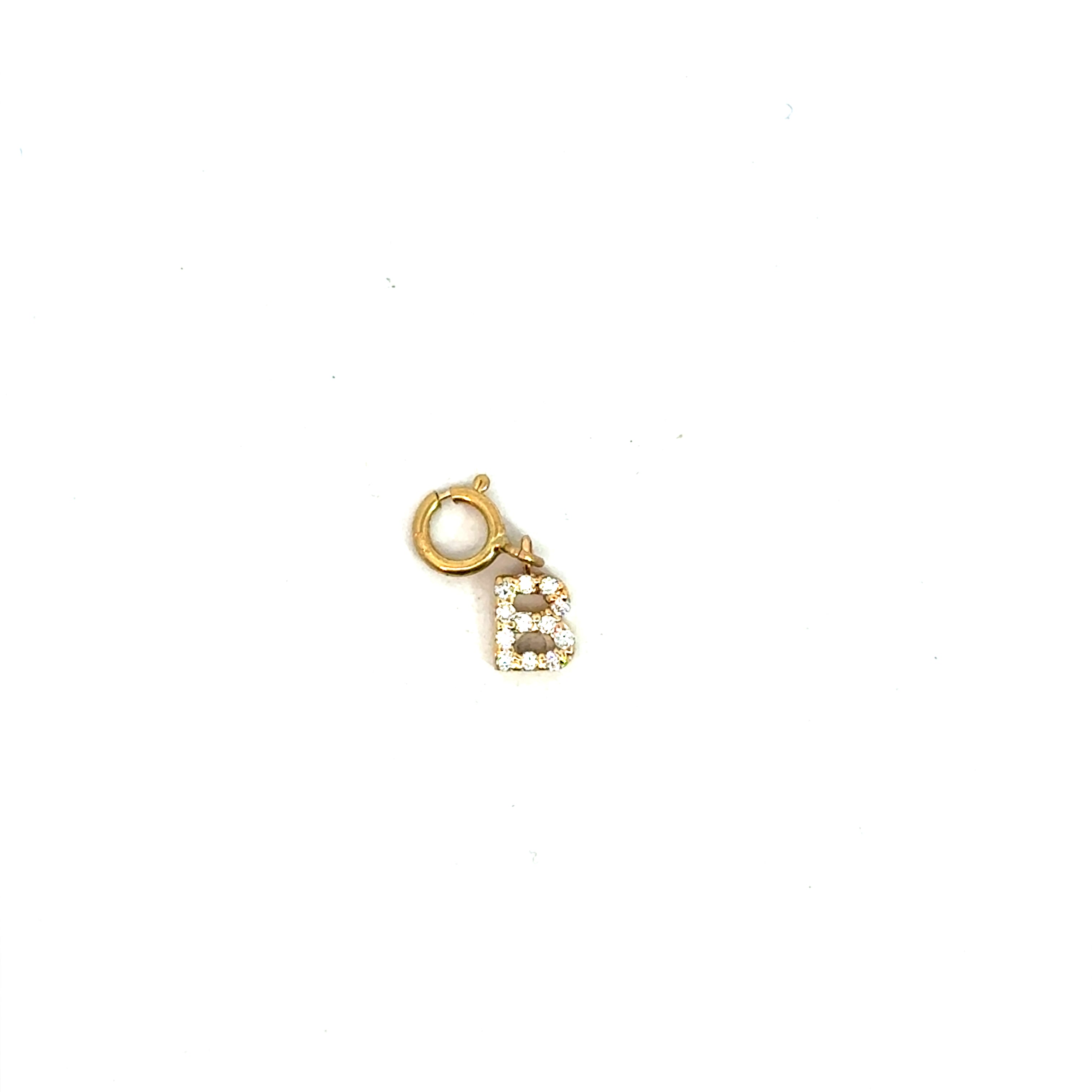 Dije broche Inicial Diamantes