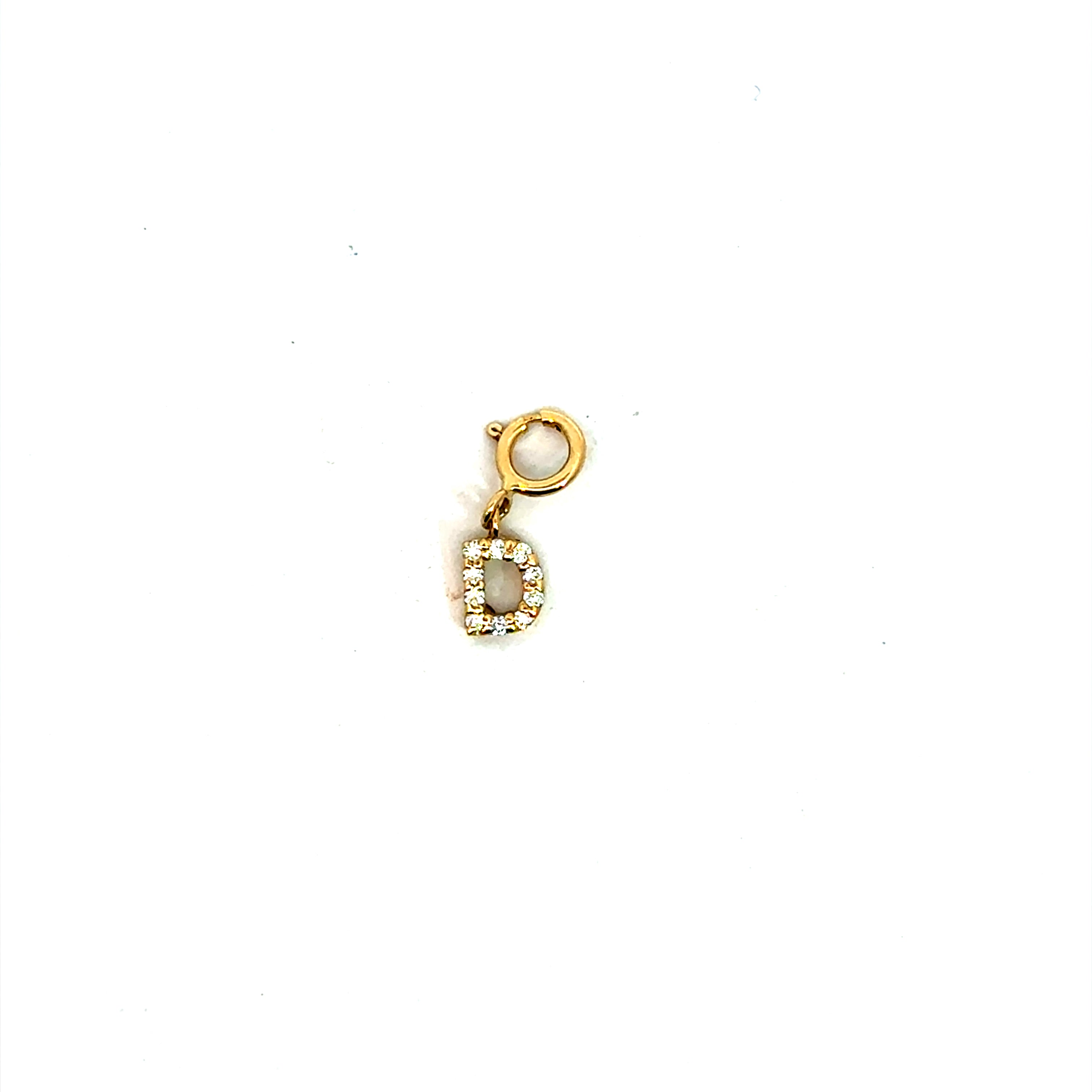 Dije broche Inicial Diamantes