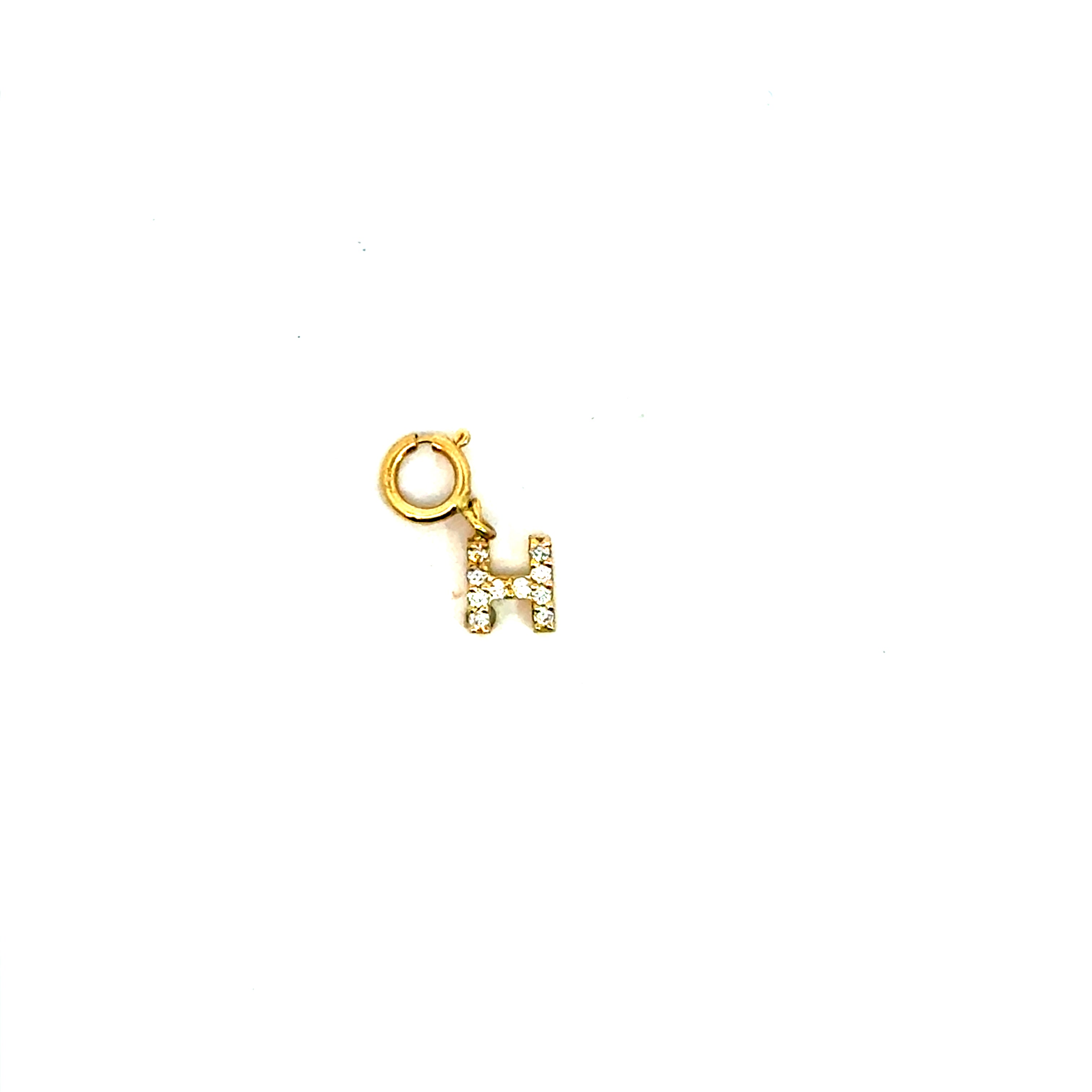 Dije broche Inicial Diamantes