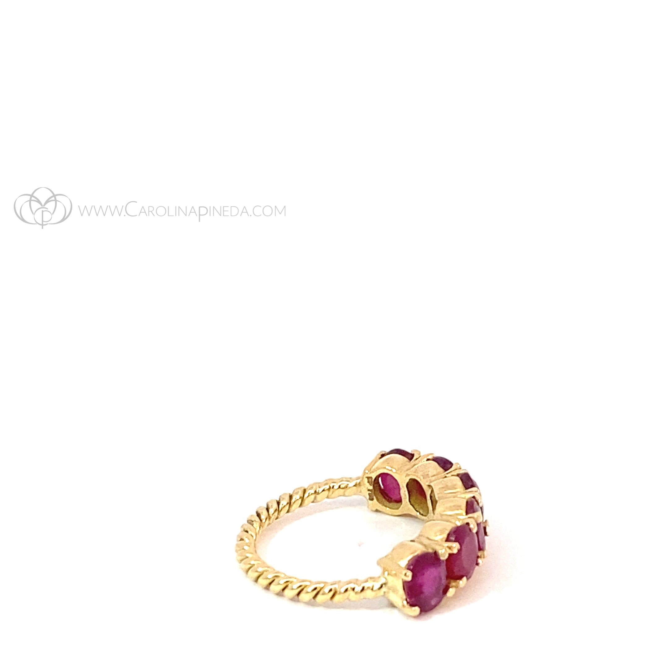 Cintillo Fiesta BOLD rubies