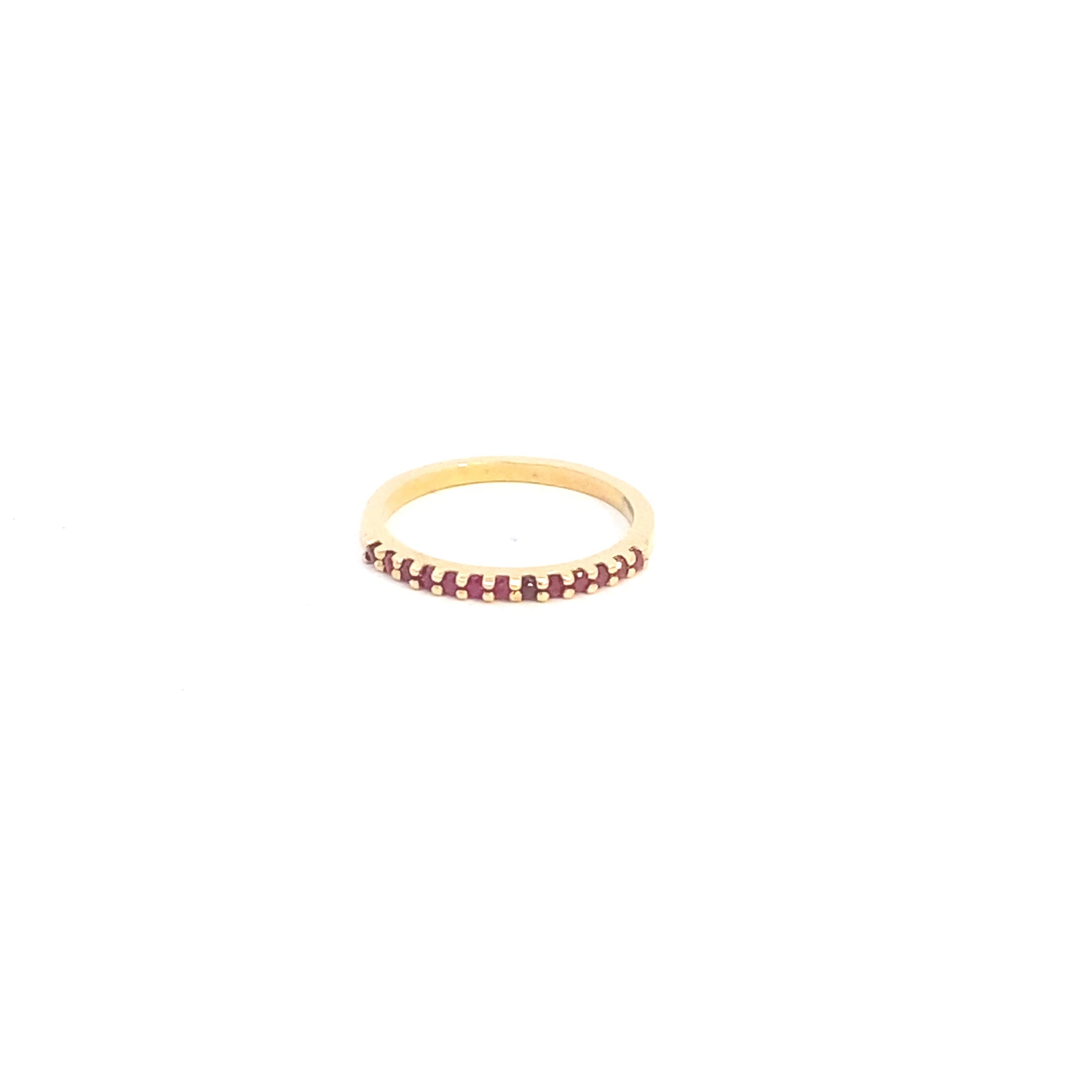 Cintillo Rubíes 1,3 mm
